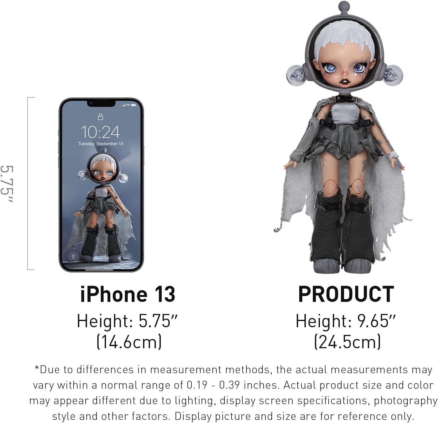 POP MART SKULLPANDA × HAMCUS 1/6 Action Figure, Toys for Modern Home Decor, Collectible Toy Set for Desk Accessories