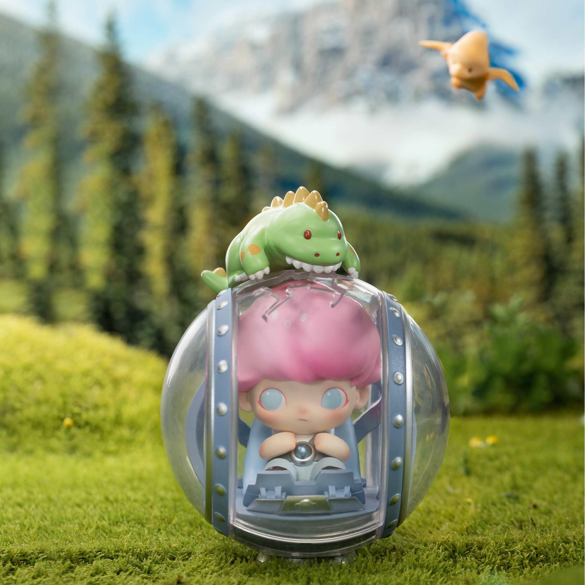 POP MART DIMOO Jurassic World Series Blind Box Figures, Random Design Action Figures Collectible Toys Home Decorations, Holiday Birthday Gifts for Girls and Boys, Single Box