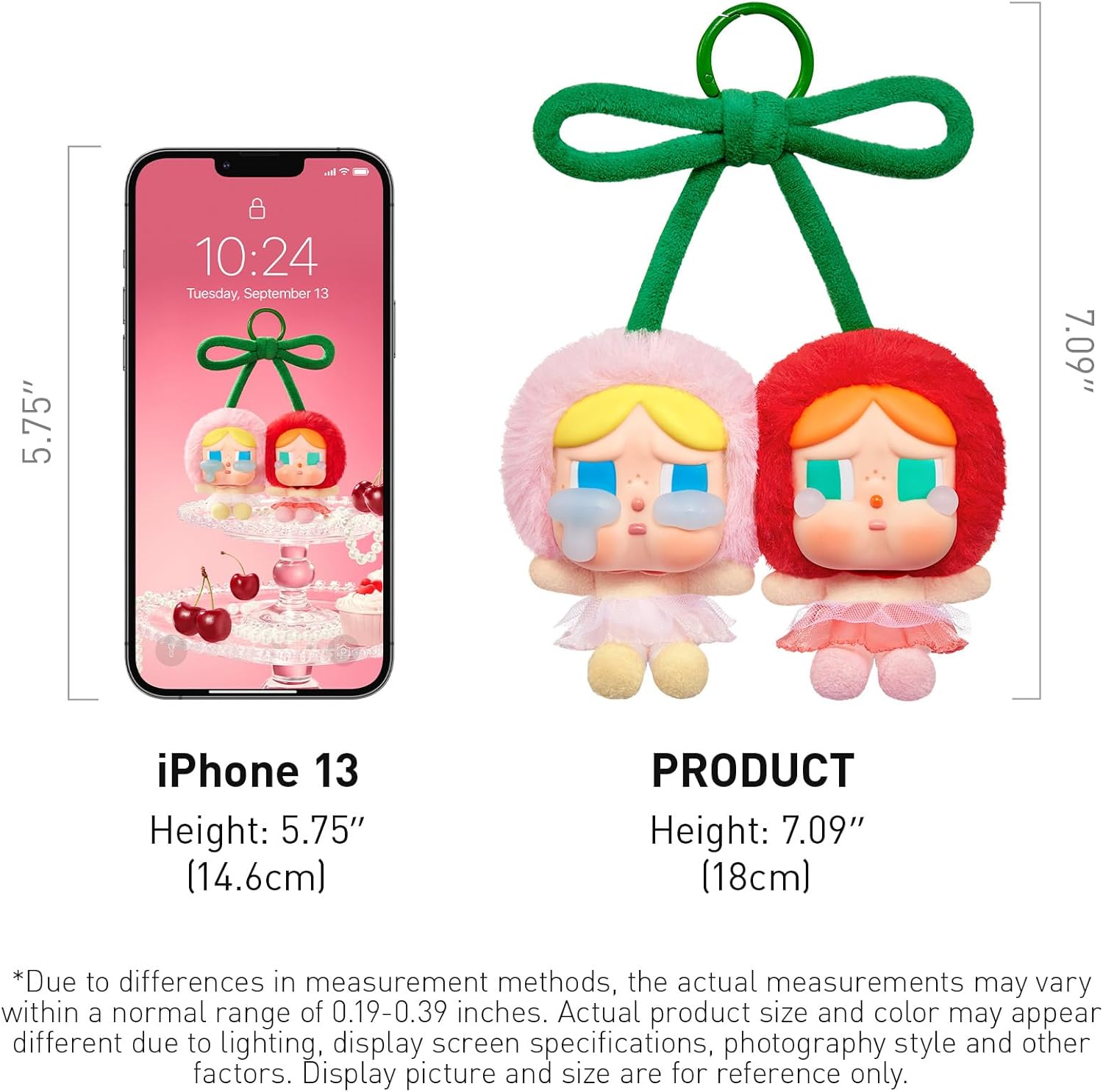 Crybaby Crying for Love Series-Vinyl Plush Hanging Card Love You Cherry Much