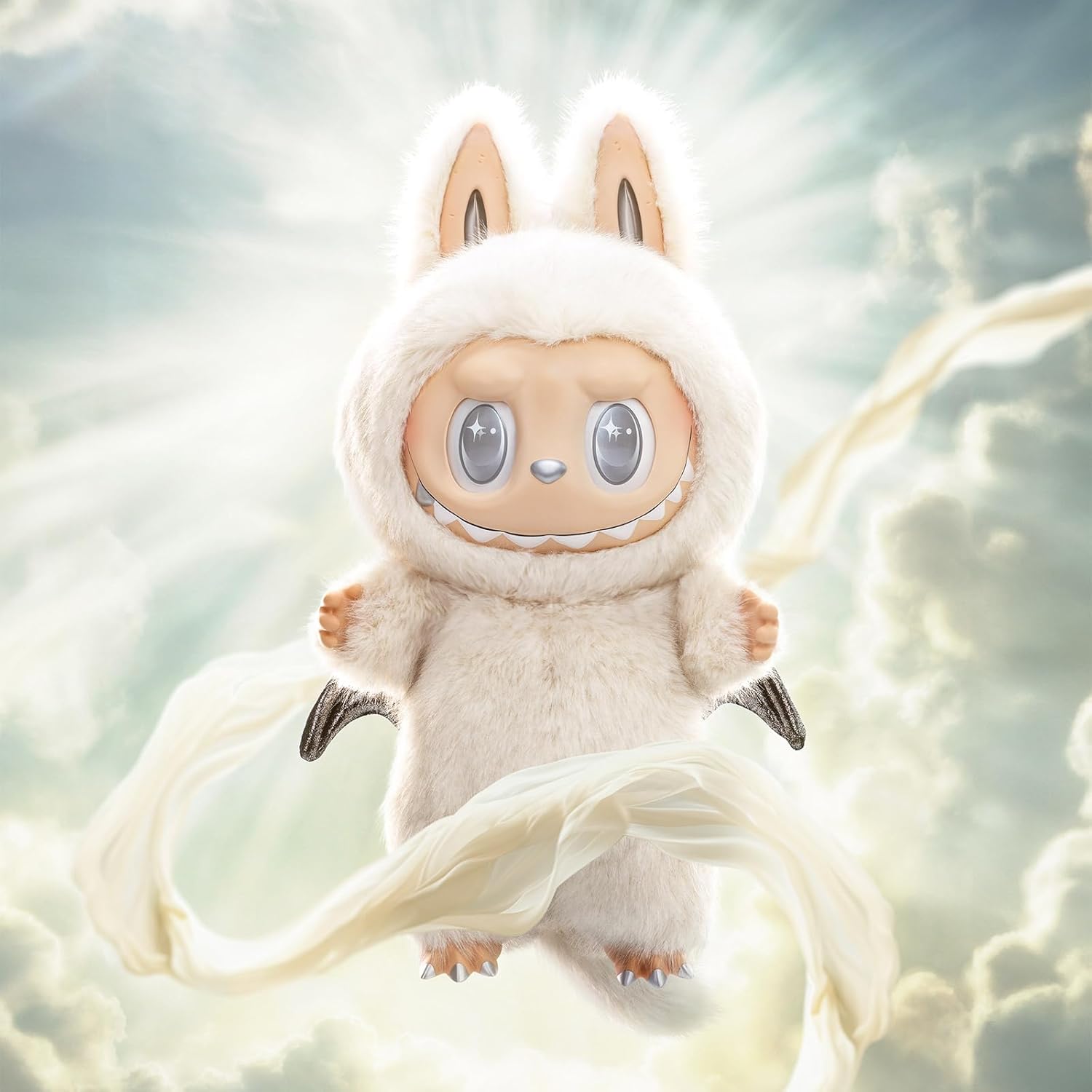 The Monsters - Angel in Clouds Vinyl Face Doll, 22.83 inches Height, Toys for Modern Home Decor, Collectible Toy Set for Desk Accessories, 1PC
