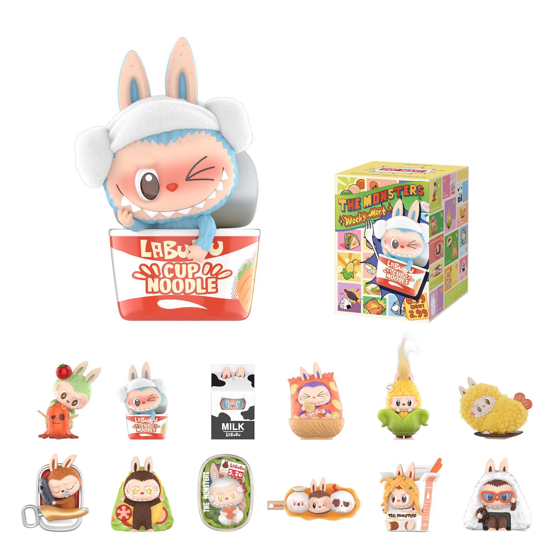 The Monsters Wacky Mart Series Blind Box Home Decorations Holiday Birthday Gifts