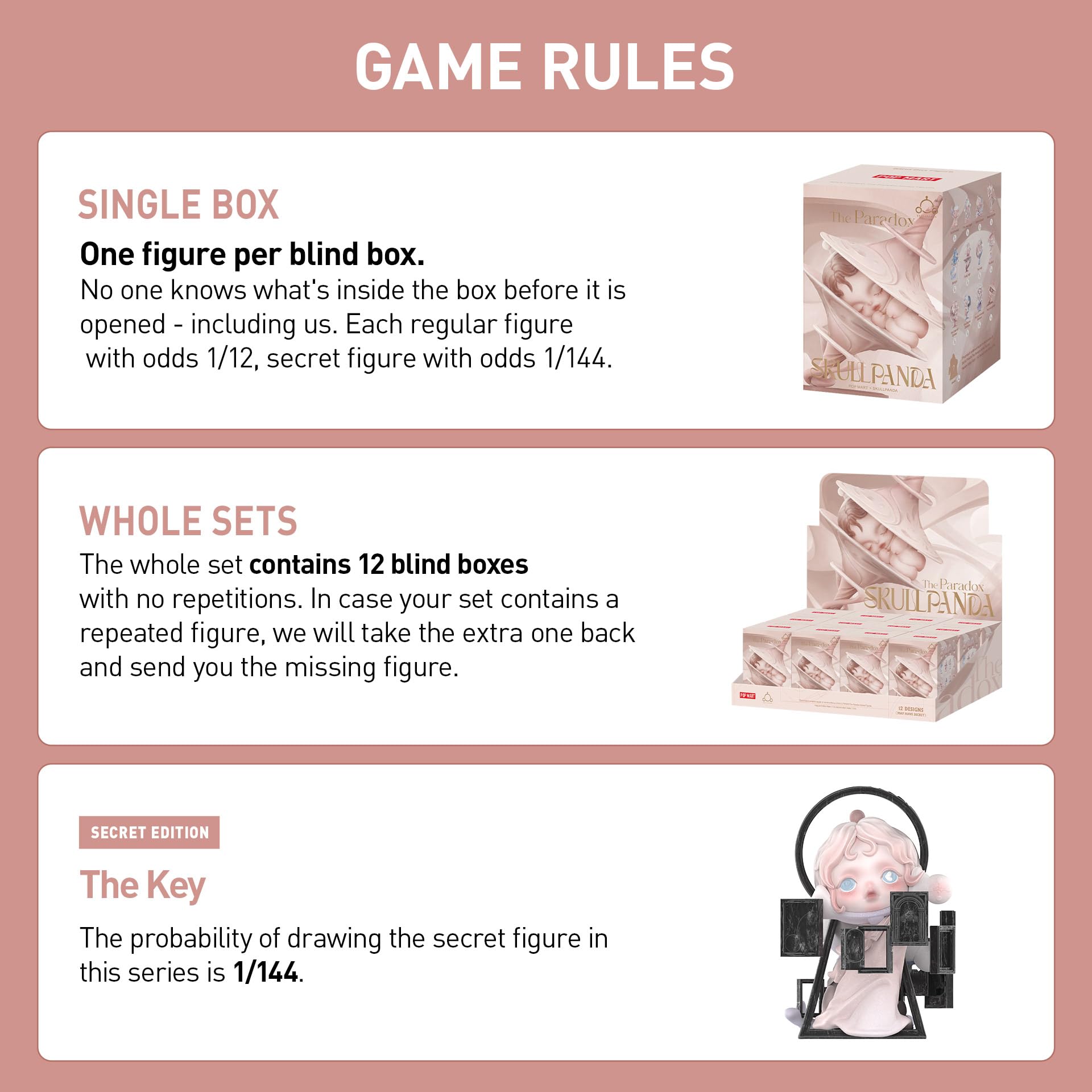 SKULLPANDA The Paradox Series Blind Box Figures