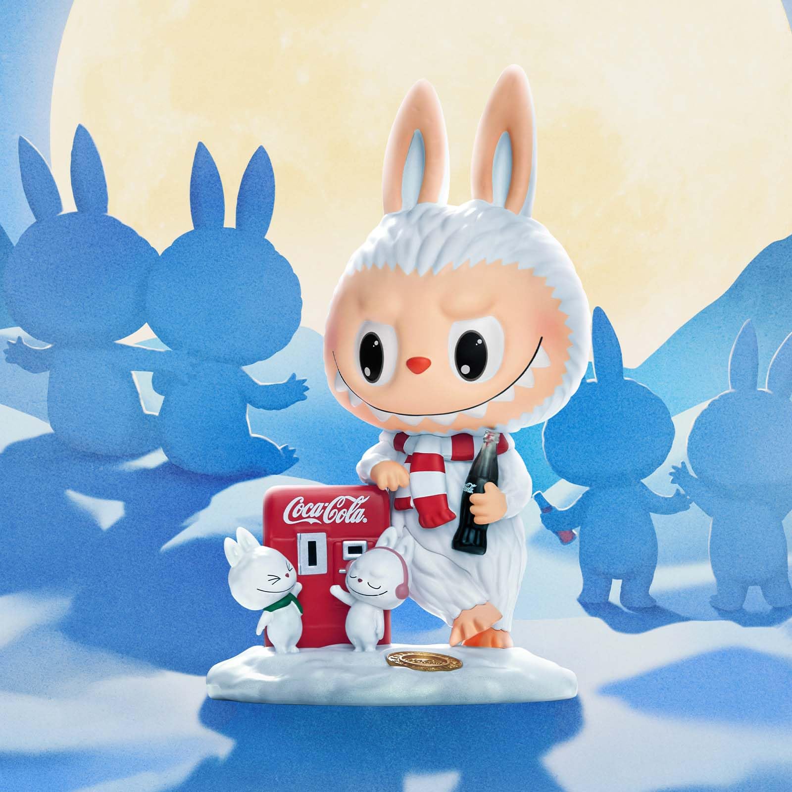 The Monsters Coca-Cola Series Action Figures Collectible Toys Home Decorations