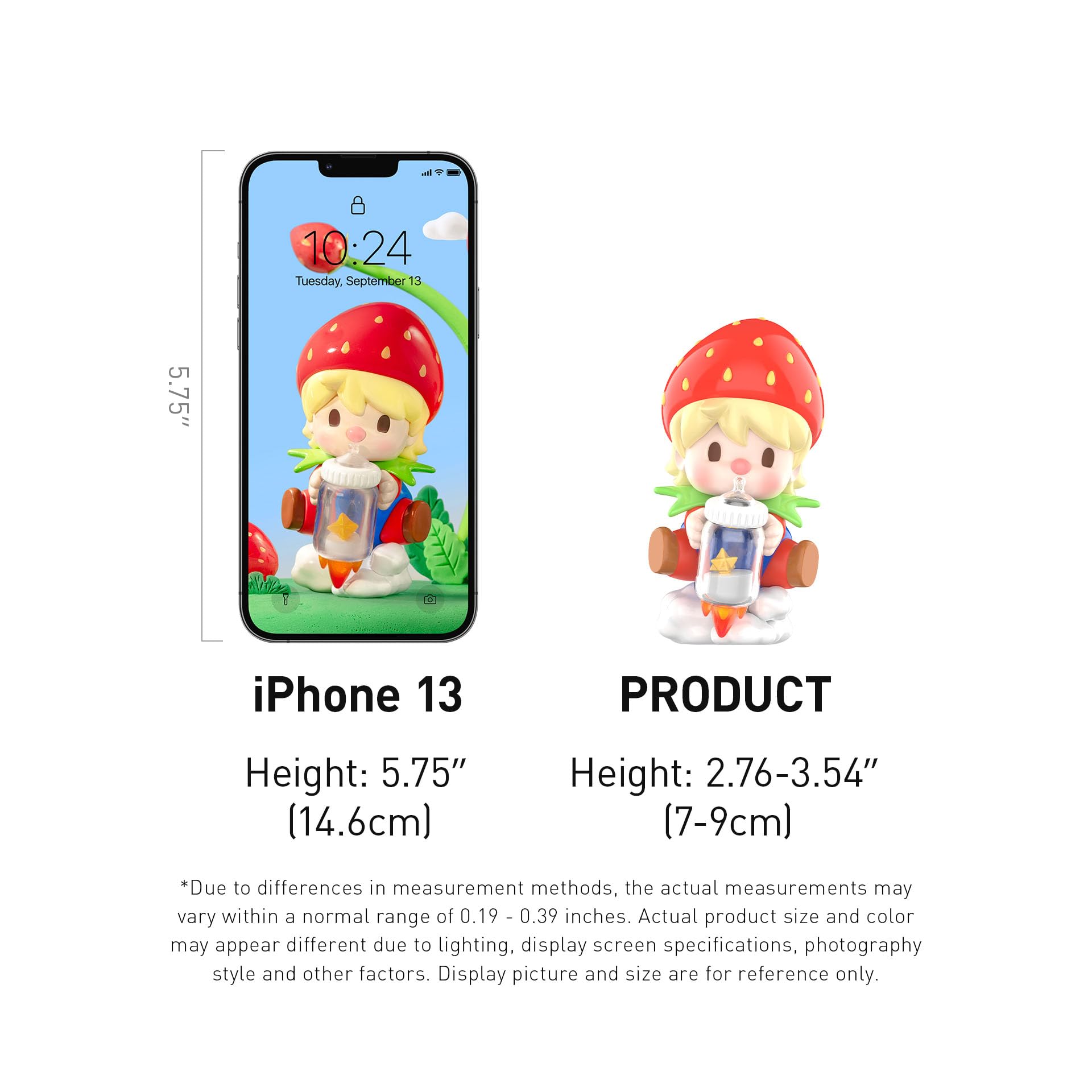 POP MART Sweet Bean Fruit World Adventure Series Figures, 12PCs Random Design Action Figures Collectible Toys Home Decorations, Holiday Birthday Gifts, Whole Set