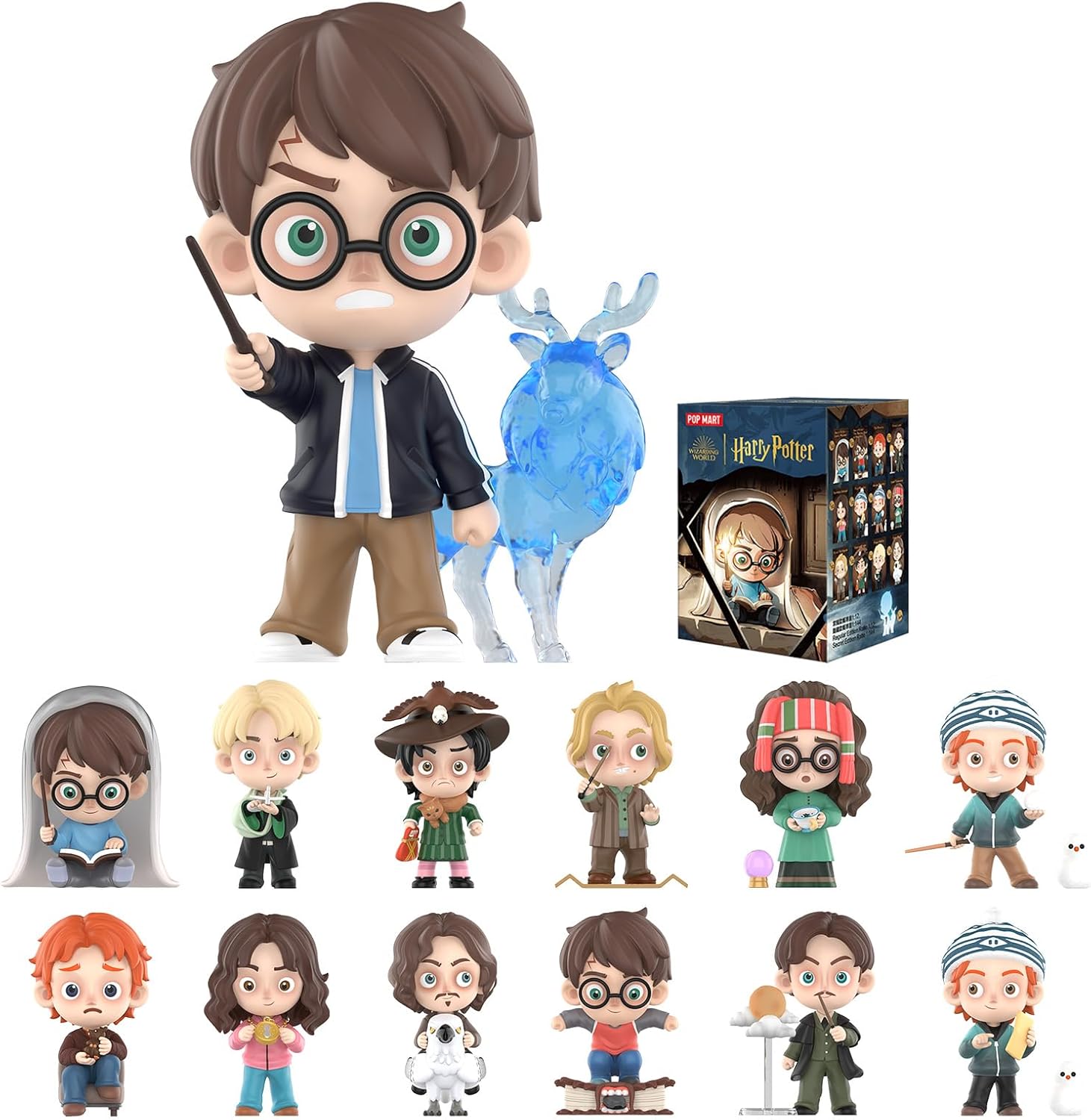 POP MART Harry Potter and The Prisoner of Azkaban Blind Box Figures, Random Design Mystery Toys for Modern Home Decor, Collectible Toy Set for Desk Accessories, 1PC