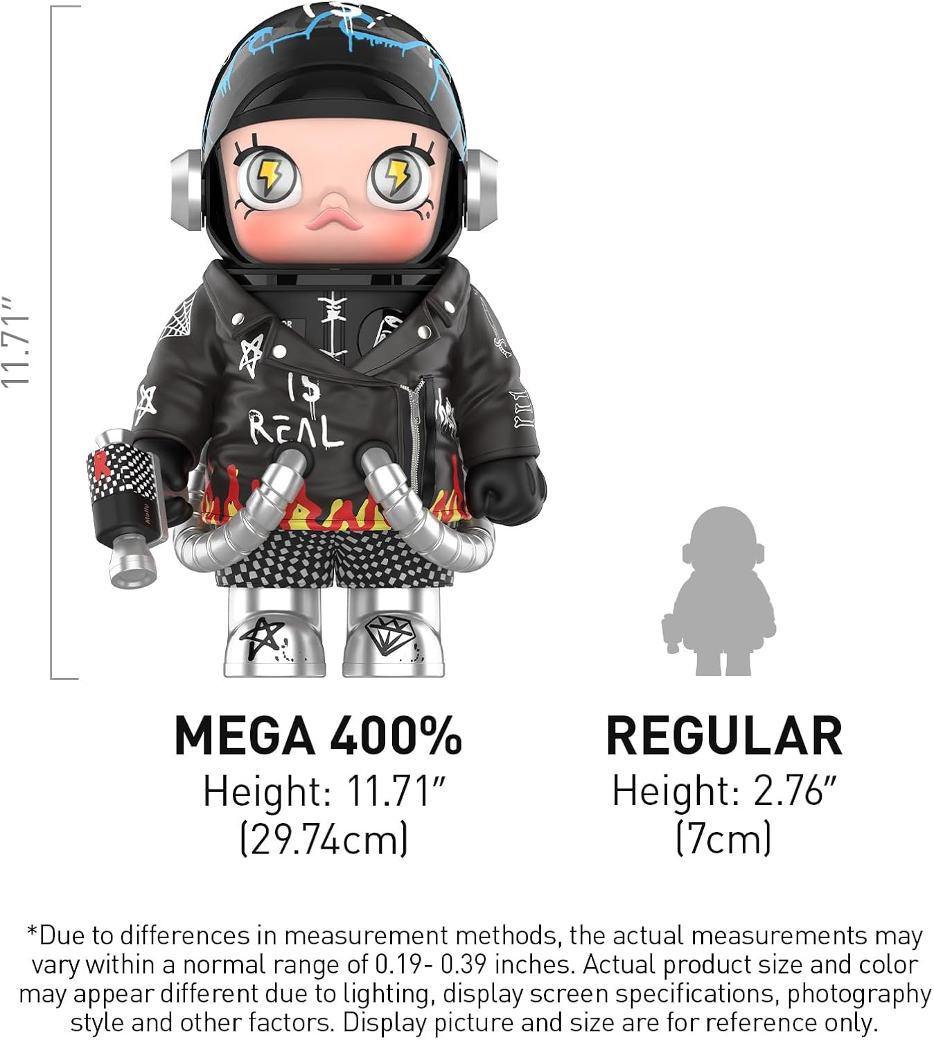 MEGA Space Molly 400% Trevor Andrew, Toys for Mordern Home Décor, Collectible Art Toy