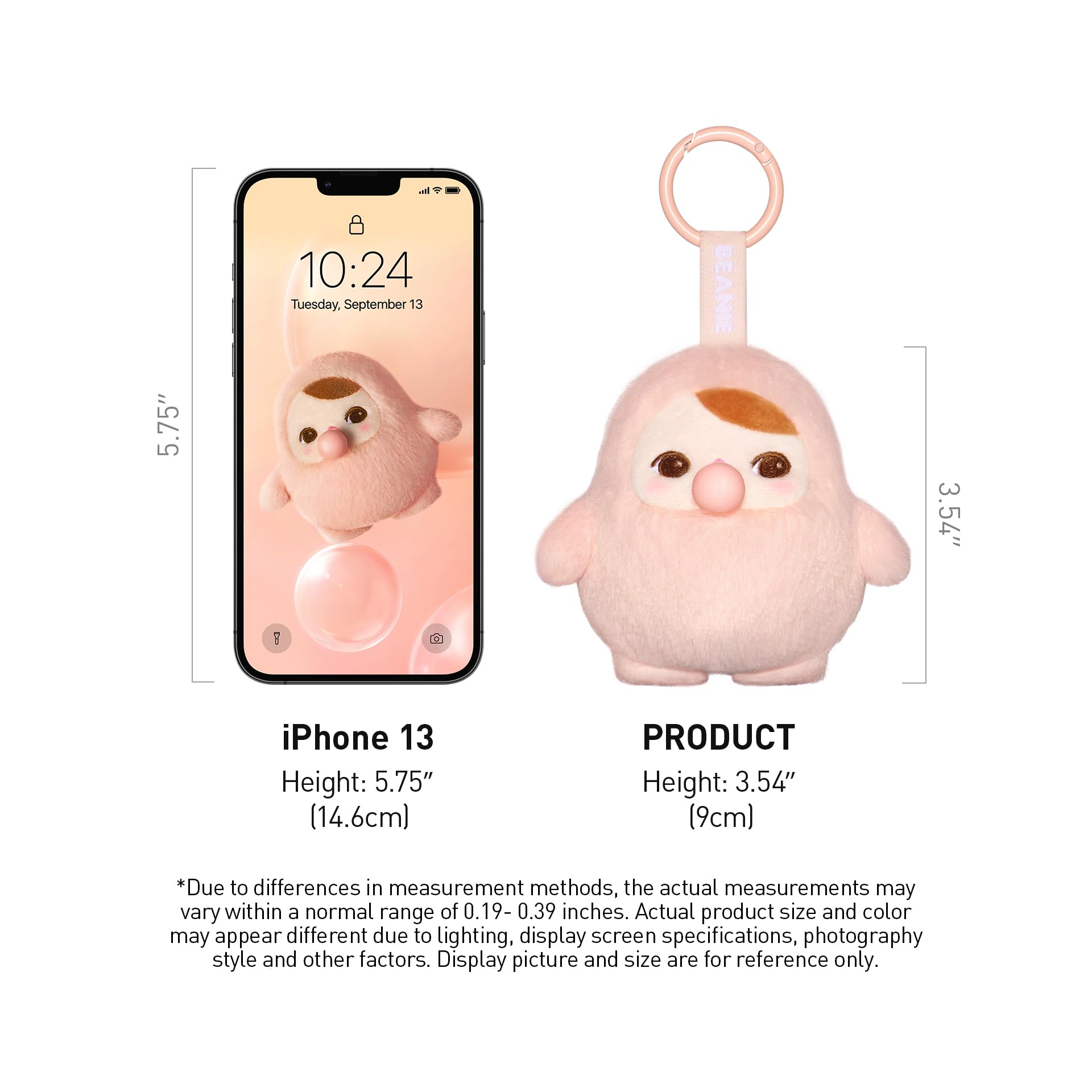 POP MART PUCKY Beanie Bubble UP Series-Plush Pendant Blind Box, Blind Box Figures, Random Design Action Figures Collectible Toys Home Decorations, Single Box