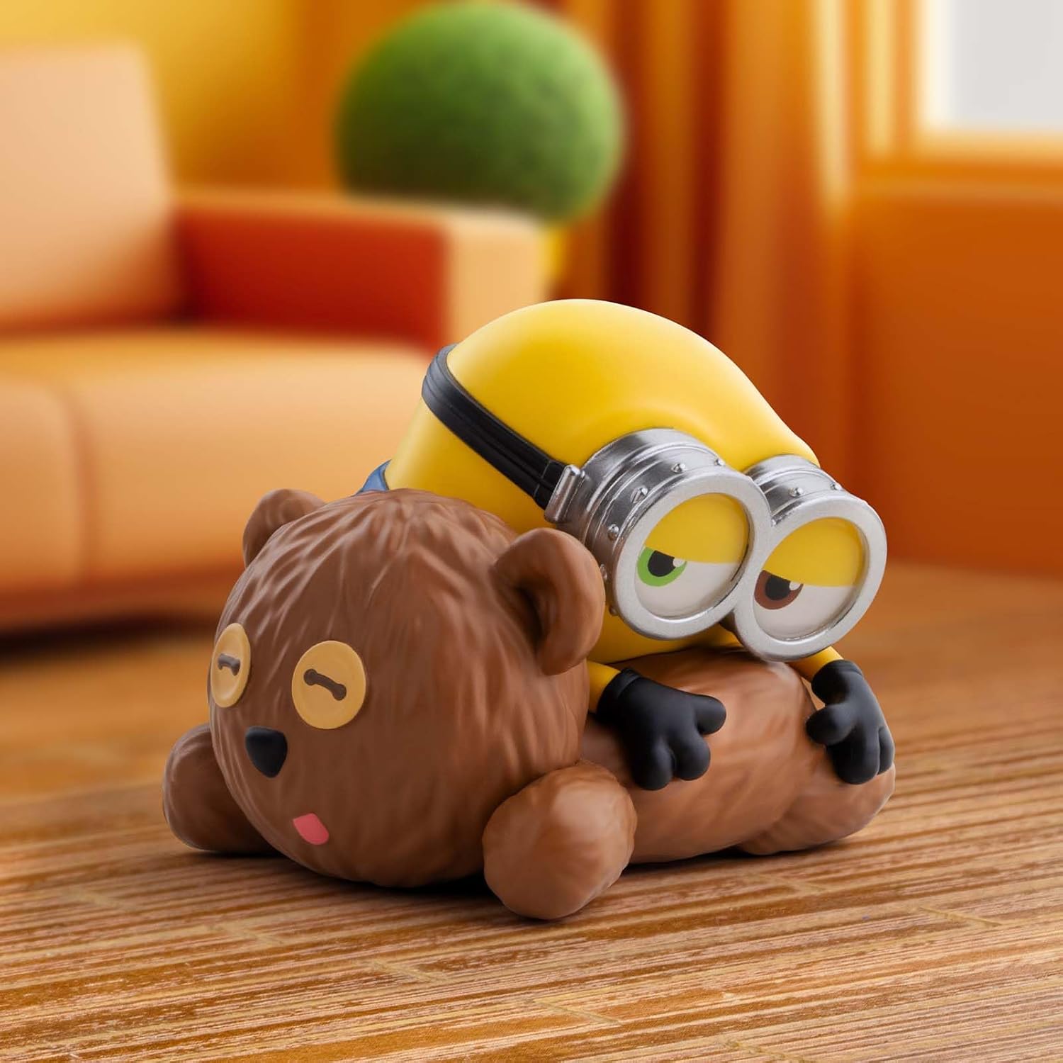 POP MART Minions Lazy Every Day Series Figures, 12PCs Blind Box Figures, Random Design Action Figures Collectible Toys Home Decorations, Holiday Birthday Gifts, Whole Set