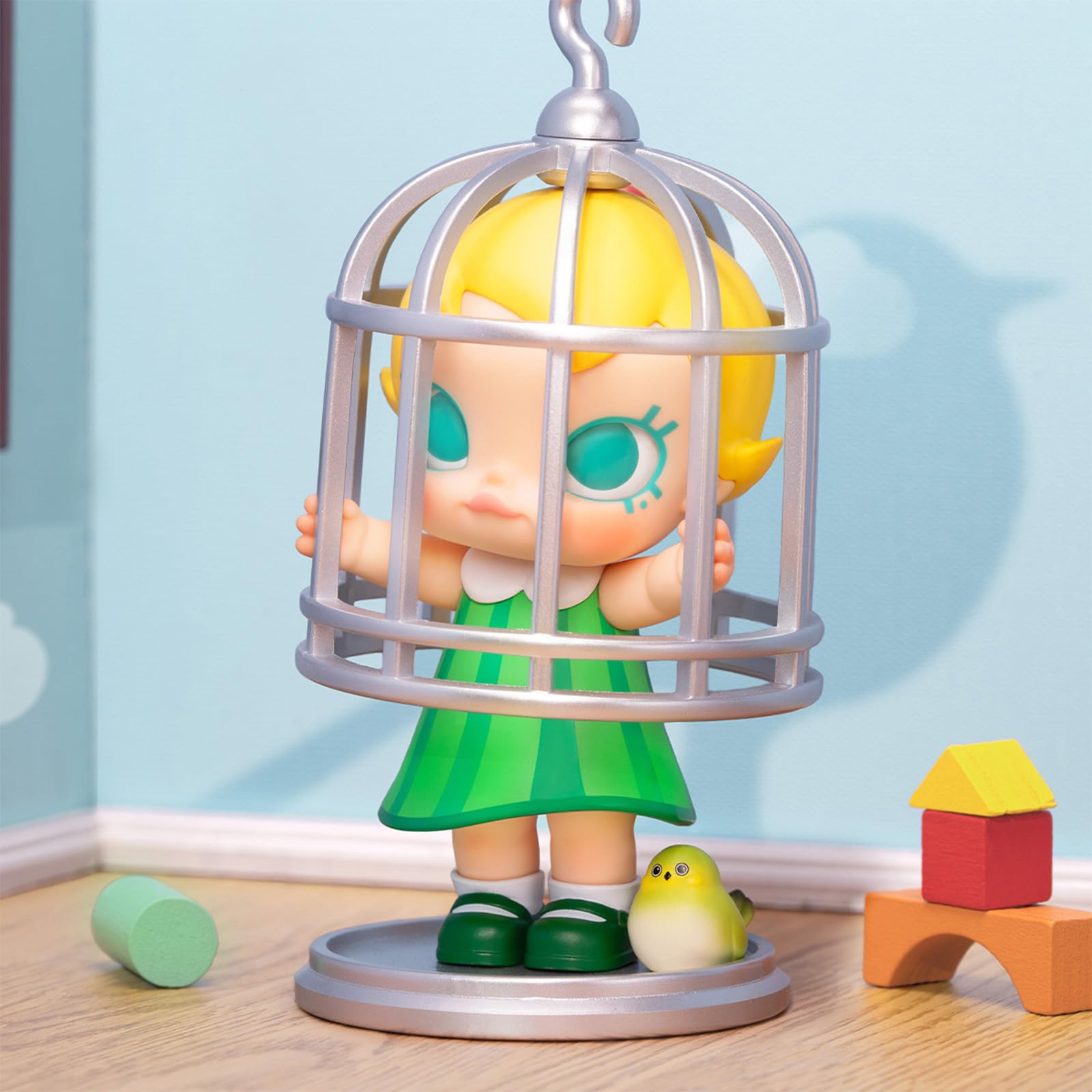 POP MART Baby Molly When I was Three！Series Figures, Baby Molly Blind Box Figures, Random Design Action Figures Collectible Toys Home Decorations, Holiday Birthday Gifts for Girls and Boys, Single Box