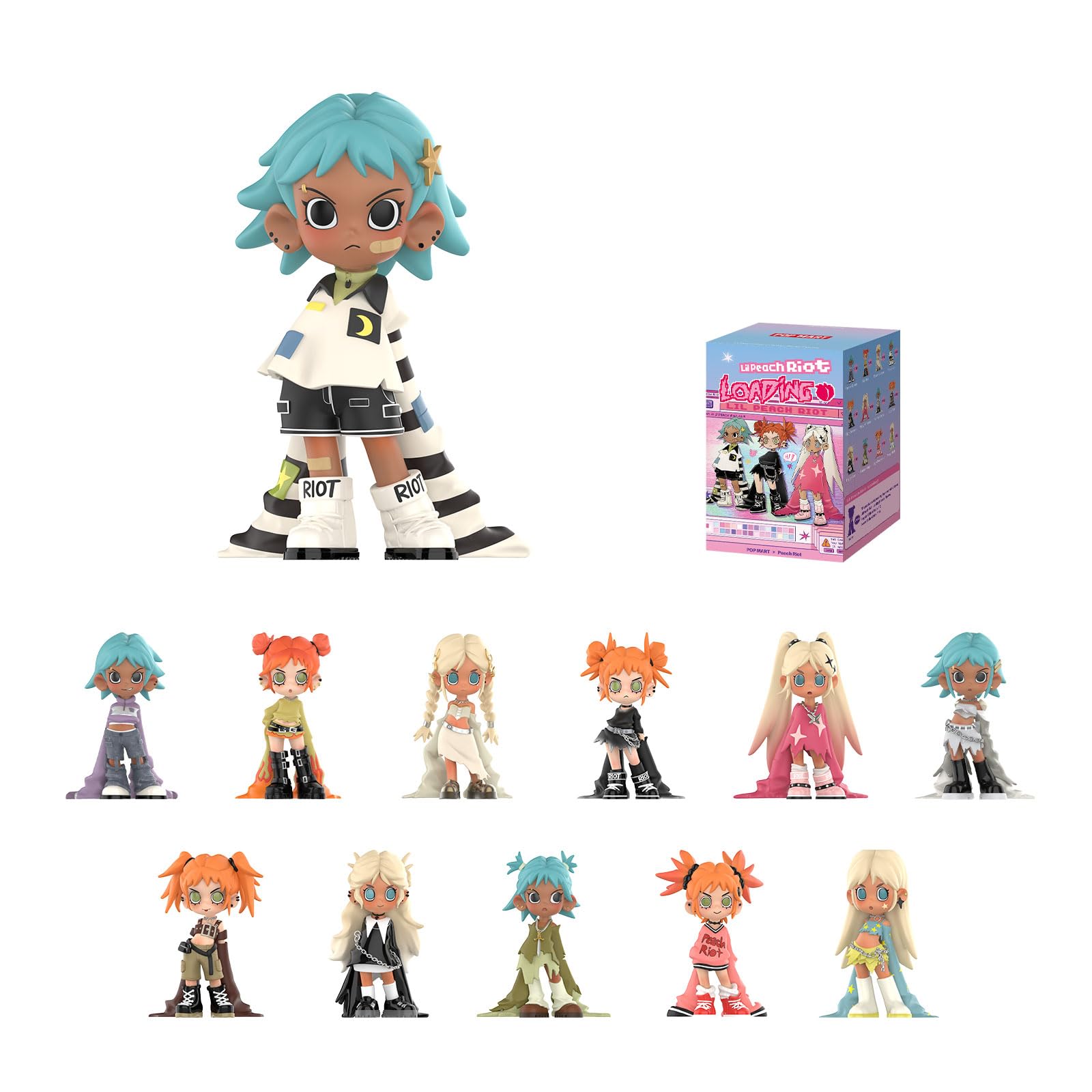 Lil Peach Riot Loading Series Blind Box Action Figures