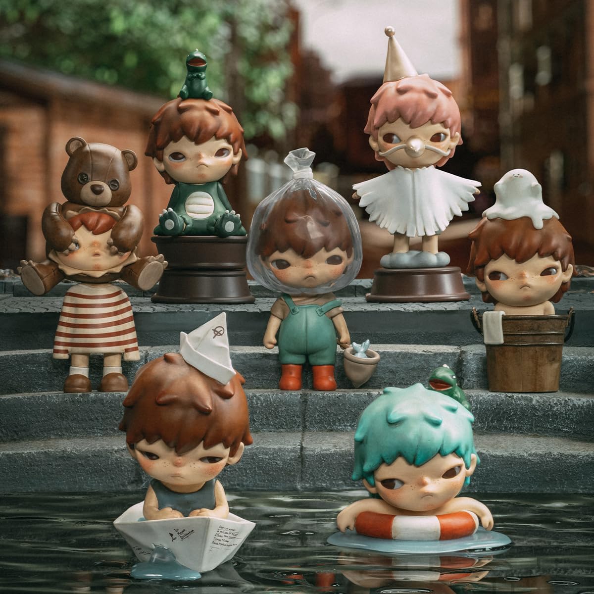 HIRONO Little Mischief Series Blind Box Design Action Figures Collectible Toys Home Decorations