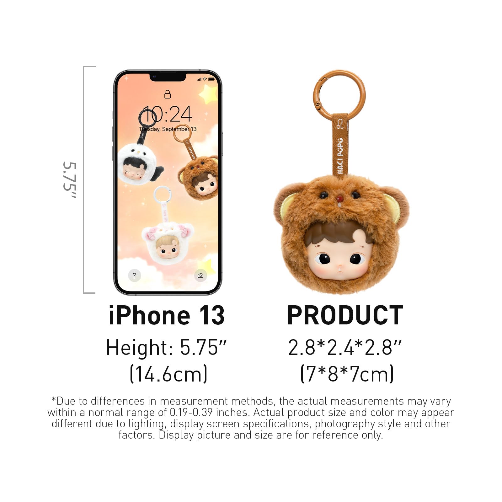 POP MART HACIPUPU The Constellation Series-Vinyl Plush Blind Box, HACIPUPU Blind Box Figures, Random Design Action Figures Collectible Toys Home Decorations, Holiday Birthday Gifts,Single Box