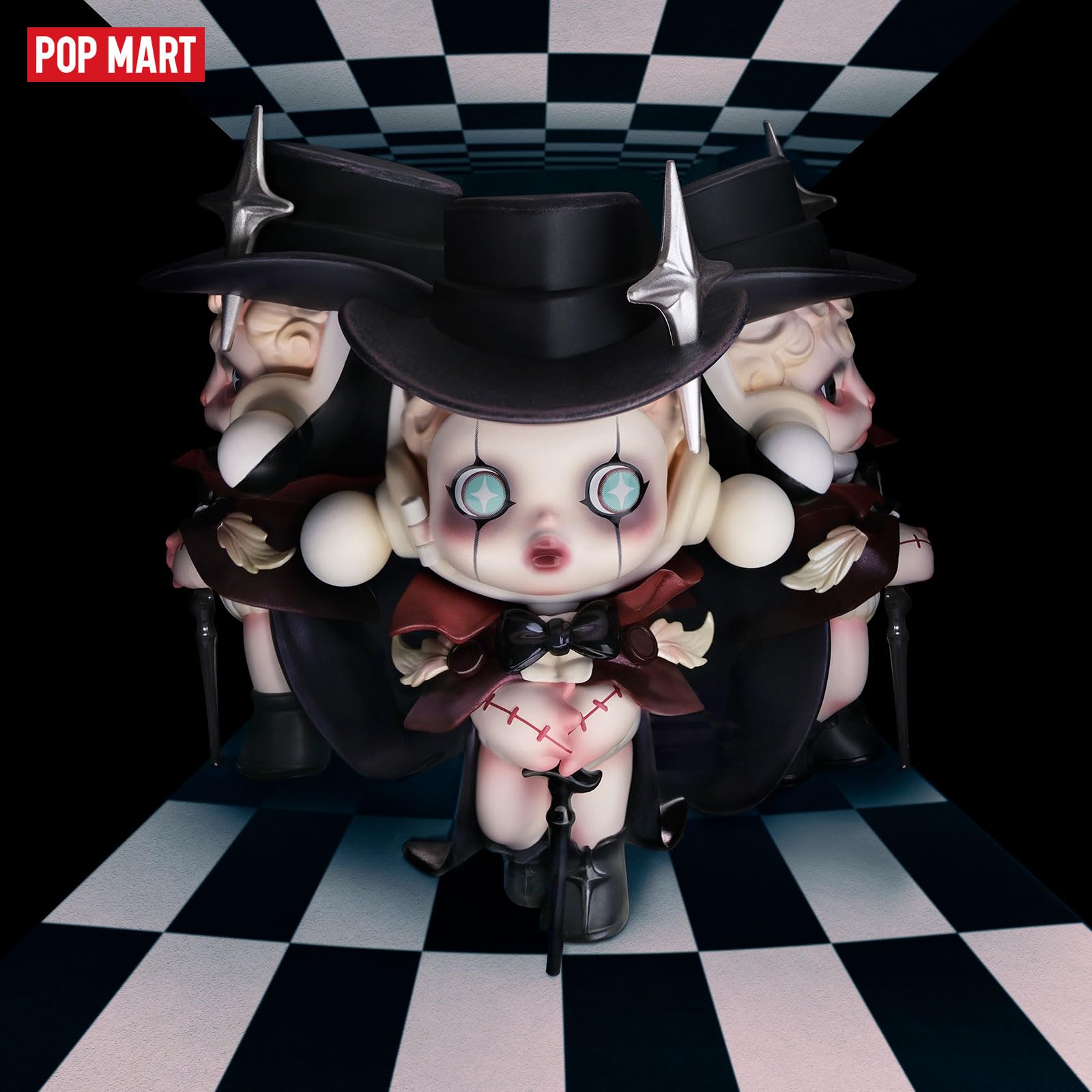 POP MART SKULLPANDA Image of Reality Series Figures, 12PCs SKULLPANDA Blind Box Figures, Random Design Action Figures Collectible Toys Home Decorations, Holiday Birthday Gifts, Whole Set