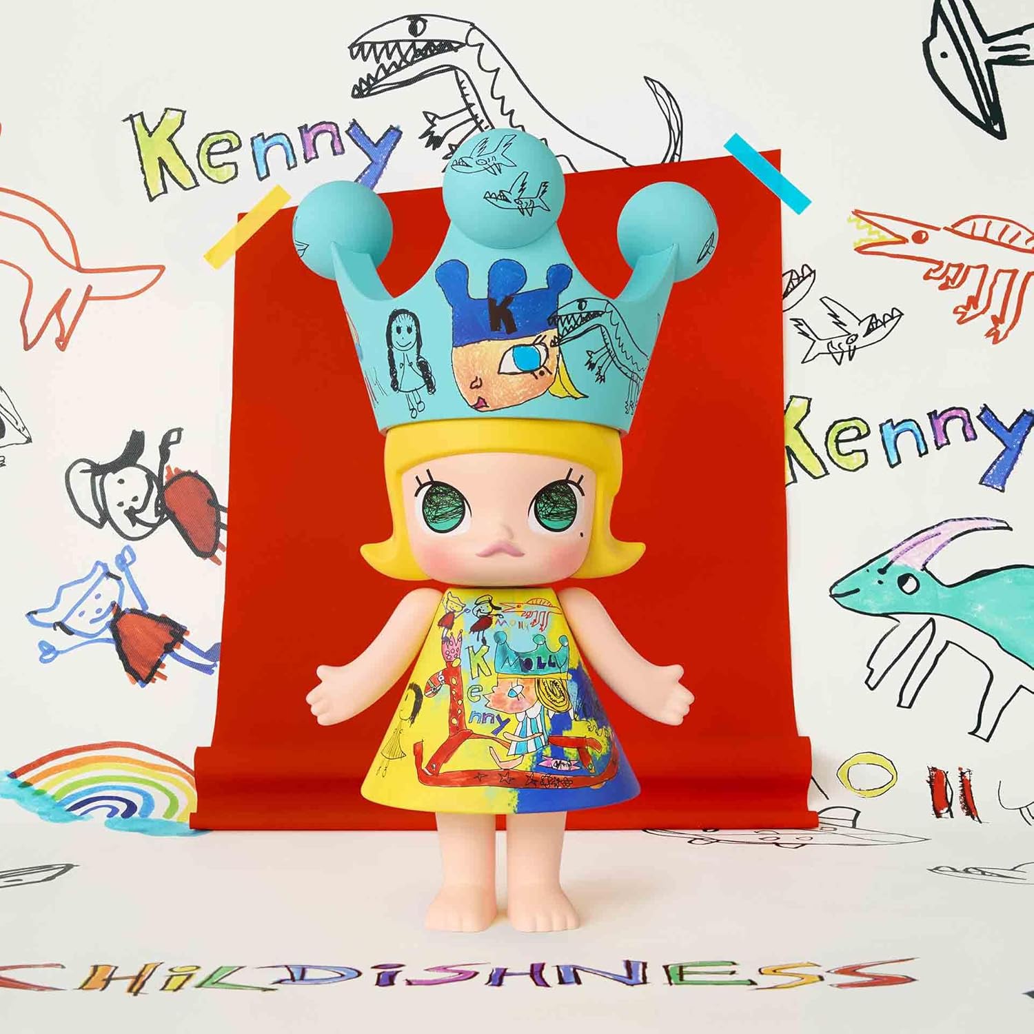 POP MART MEGA Royal Molly 400% Childishness 15.16in/38.5cm Figurine, Toys for Mordern Home Décor, Collectible Art Toy, 1PC