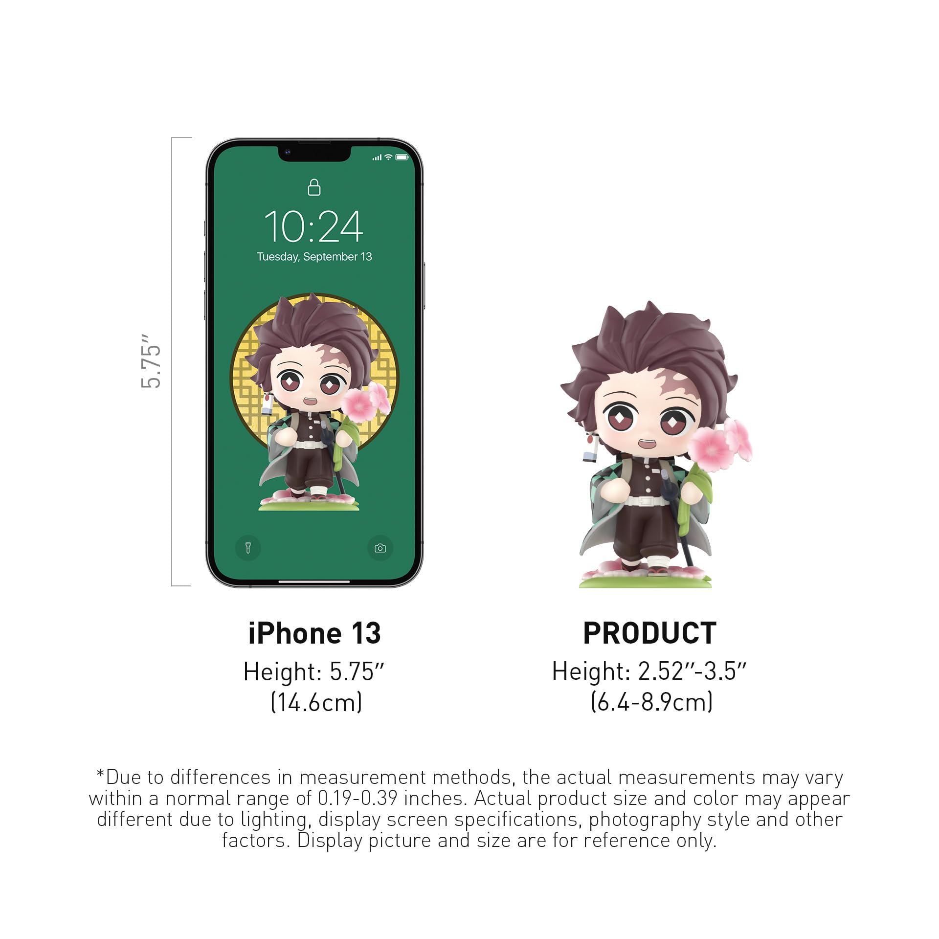 POP MART Demon Slayer Birth Flower Series Figures, Blind Box Figures, Random Design Action Figures Collectible Toys Home Decorations, Holiday Birthday Gifts, Single Box