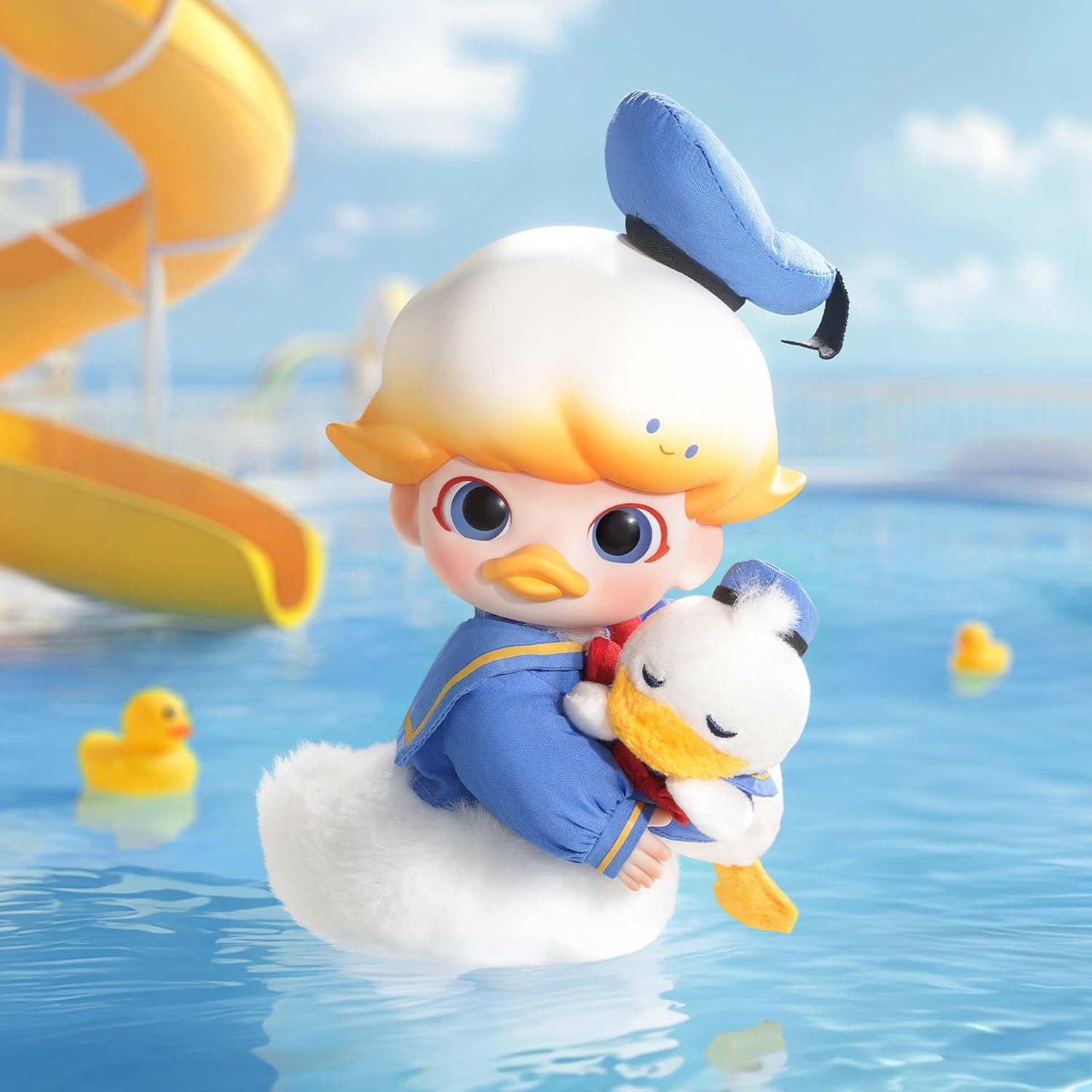 POP MART DIMOO Donald Duck 1/8 Action Figure, 5.85 inches Height, Toys for Modern Home Decor, Collectible Toy Set for Desk Accessories, 1PC