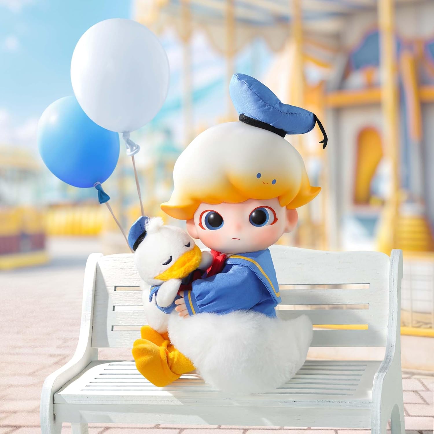 POP MART DIMOO Donald Duck 1/8 Action Figure, 5.85 inches Height, Toys for Modern Home Decor, Collectible Toy Set for Desk Accessories, 1PC