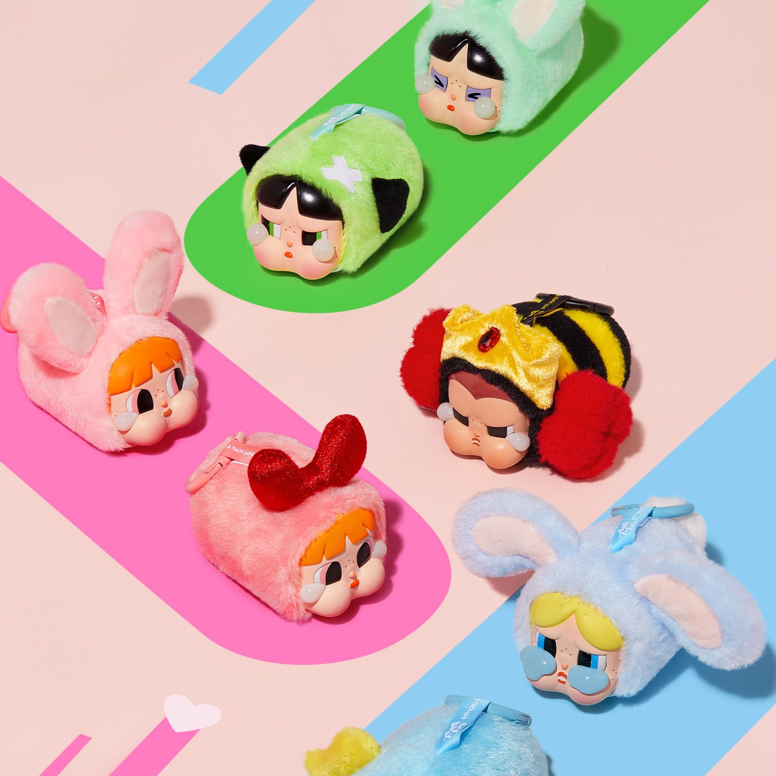 Crybaby × Powerpuff Girls Series-Vinyl Face Plush Blind Box