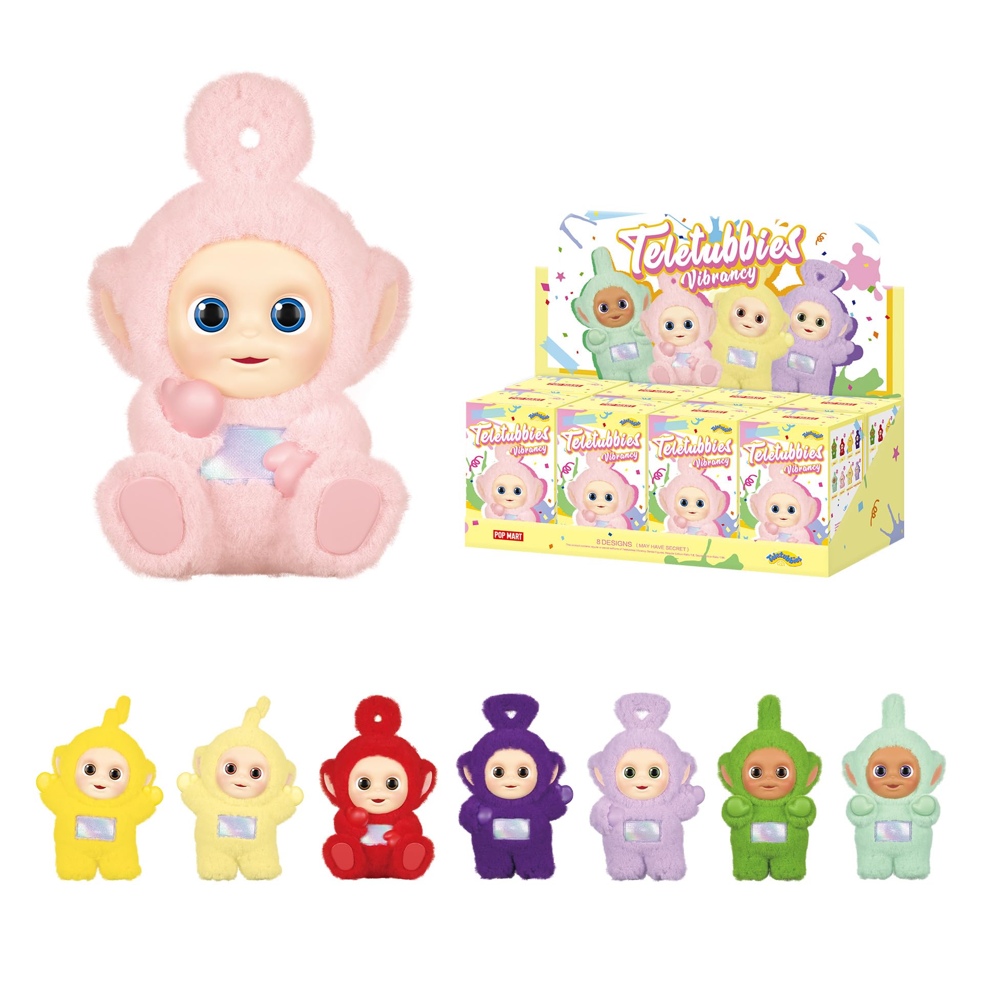 POP MART Teletubbies Vibrancy Series Figures, Blind Box Figures, Random Design Action Figures Collectible Toys Home Decorations, Single Box