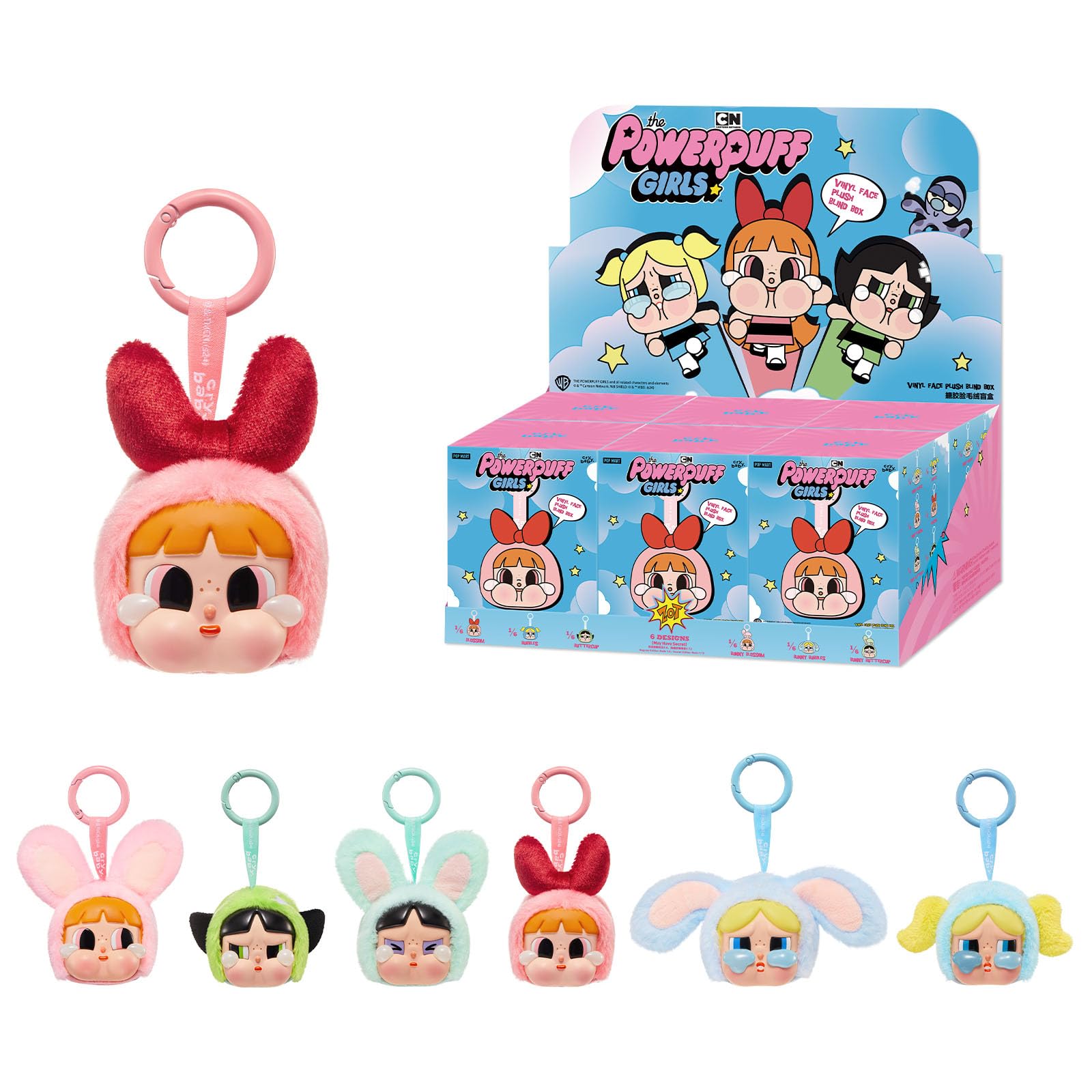 Crybaby × Powerpuff Girls Series-Vinyl Face Plush Blind Box