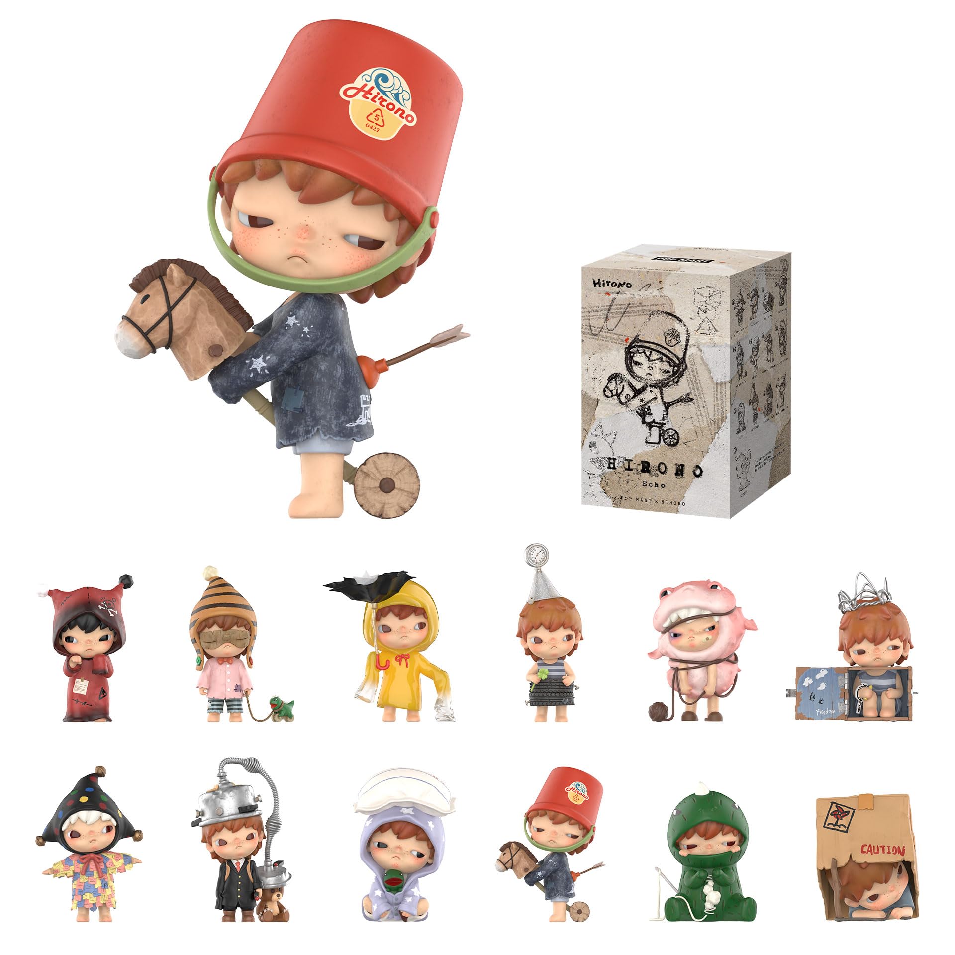 Hirono Echo Series Blind Box  Design Action Figures Collectible Toys Home Decorations Holiday Birthday Gifts for Girls and Boys
