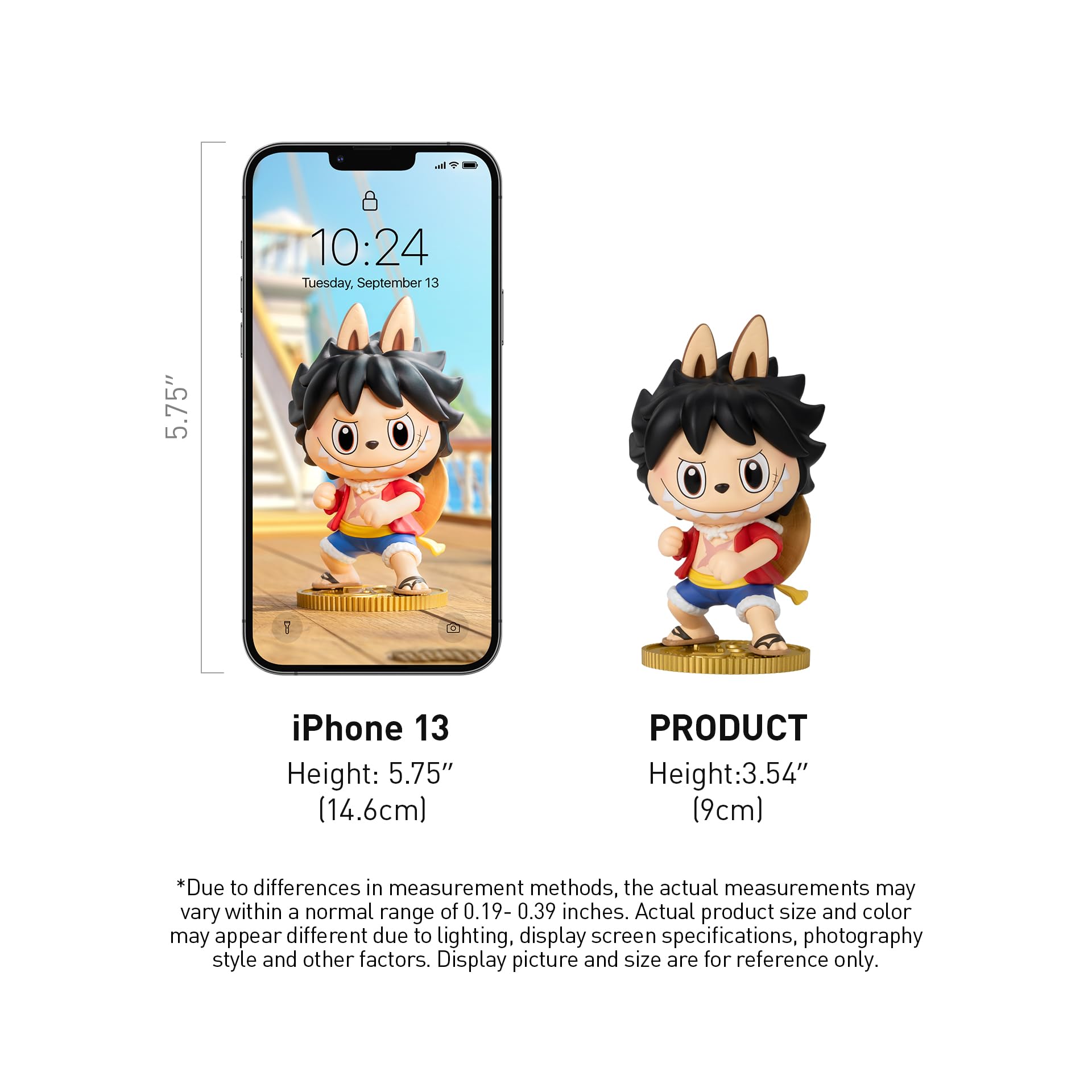 LabubuThe Monsters × One Piece Series Figures Blind Box Figures, Random Design Action Figures Collectible Toys Home Decorations, Holiday Birthday Gifts for Girls and Boys, Single Box