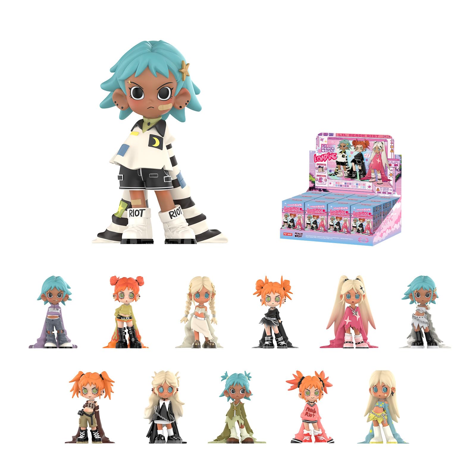 Lil Peach Riot Loading Series Blind Box Action Figures