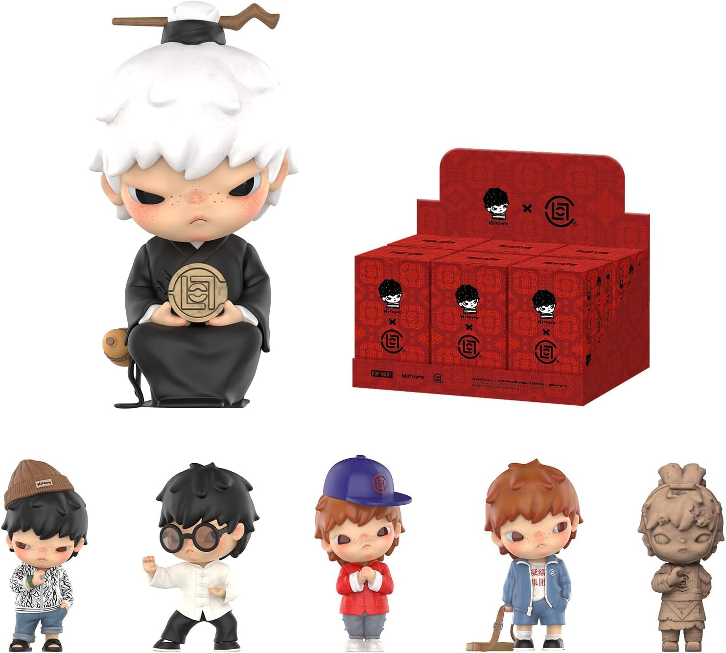 Hirono × Clot Series Blind Box Design Action Figures Collectible Toys Home Decorations Holiday Birthday Gifts
