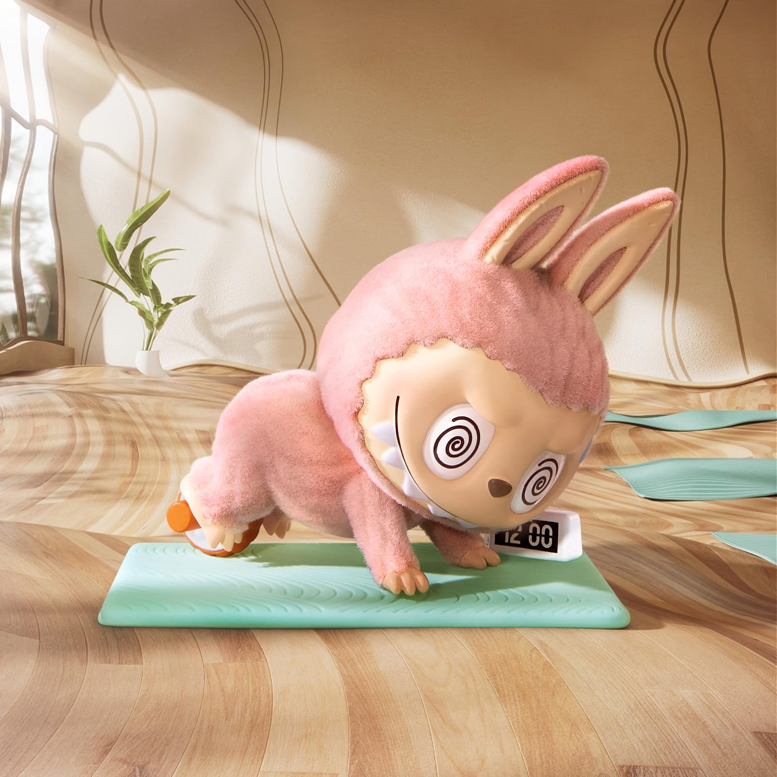 The Monsters Lazy Yoga Series Action Figures Collectible Toys Home Decorations