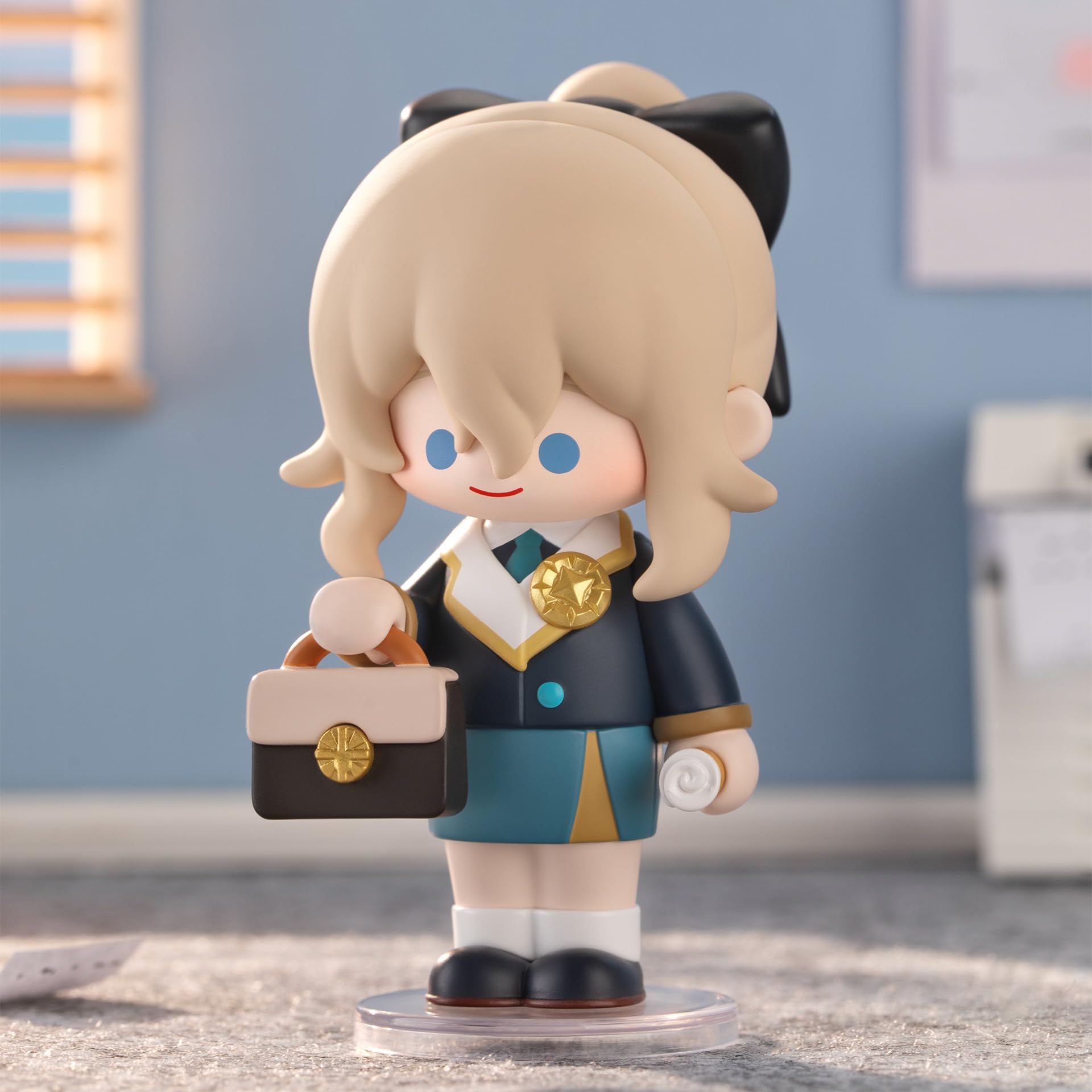 Genshin Impact Dress-Up Dreams Themed Chibi Series Figx Figures Random Design Action Figures Cures Genshin Impact Blind Boollectible Toys Home Decorations Birthday Gifts