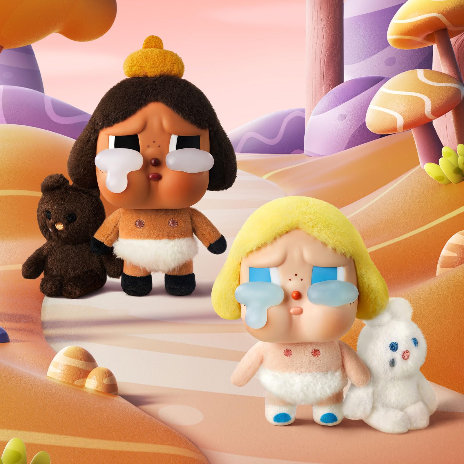 Crybaby Tears Factory Series - Vinyl Face Plush Blind Box Action Figures Collectible Toys Home Decorations Holiday Birthday Gifts