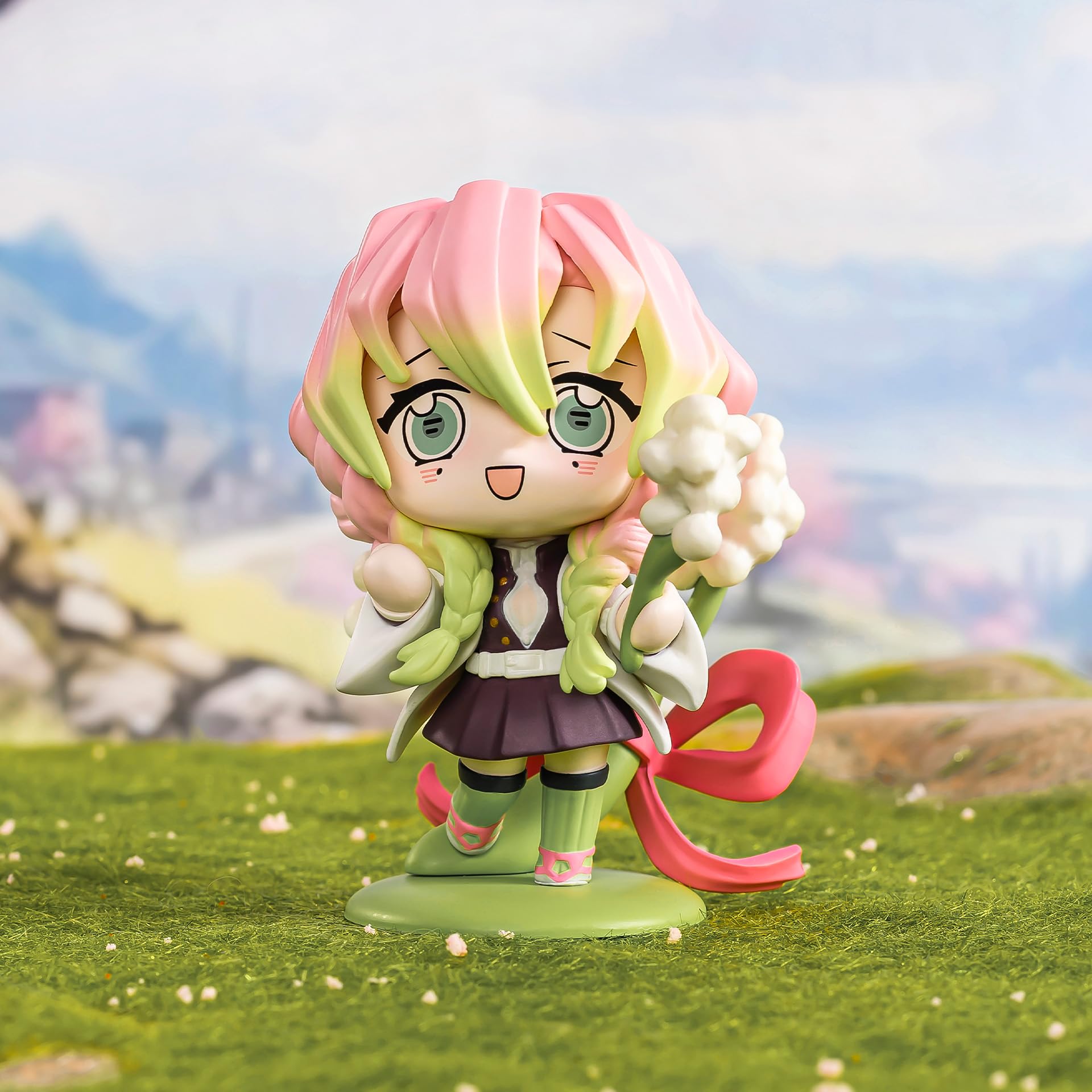POP MART Demon Slayer Birth Flower Series Figures, Blind Box Figures, Random Design Action Figures Collectible Toys Home Decorations, Holiday Birthday Gifts, Single Box