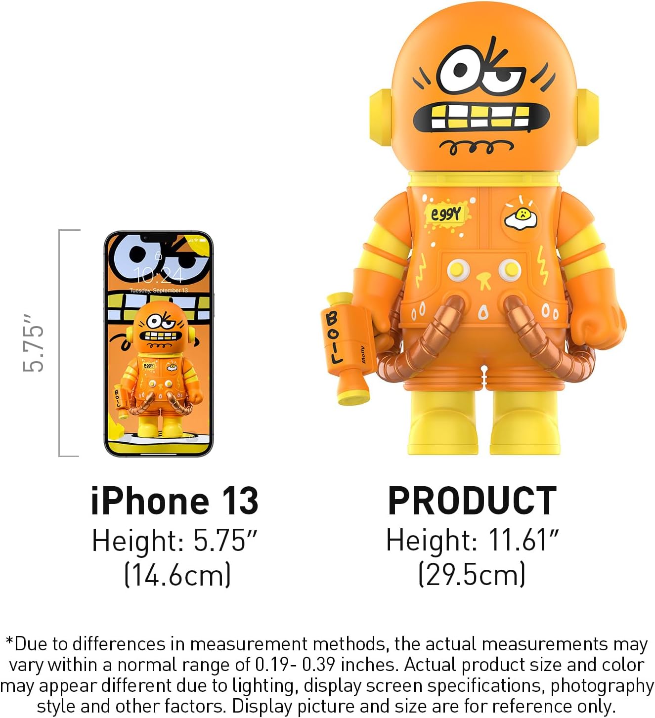 POP MART MEGA Space Molly 400% Jon BURGERMAN Space Cadets Series, 11.61 Inch Height, Random Design Toys for Modern Home Décor, Collectible Art Toy 1PC