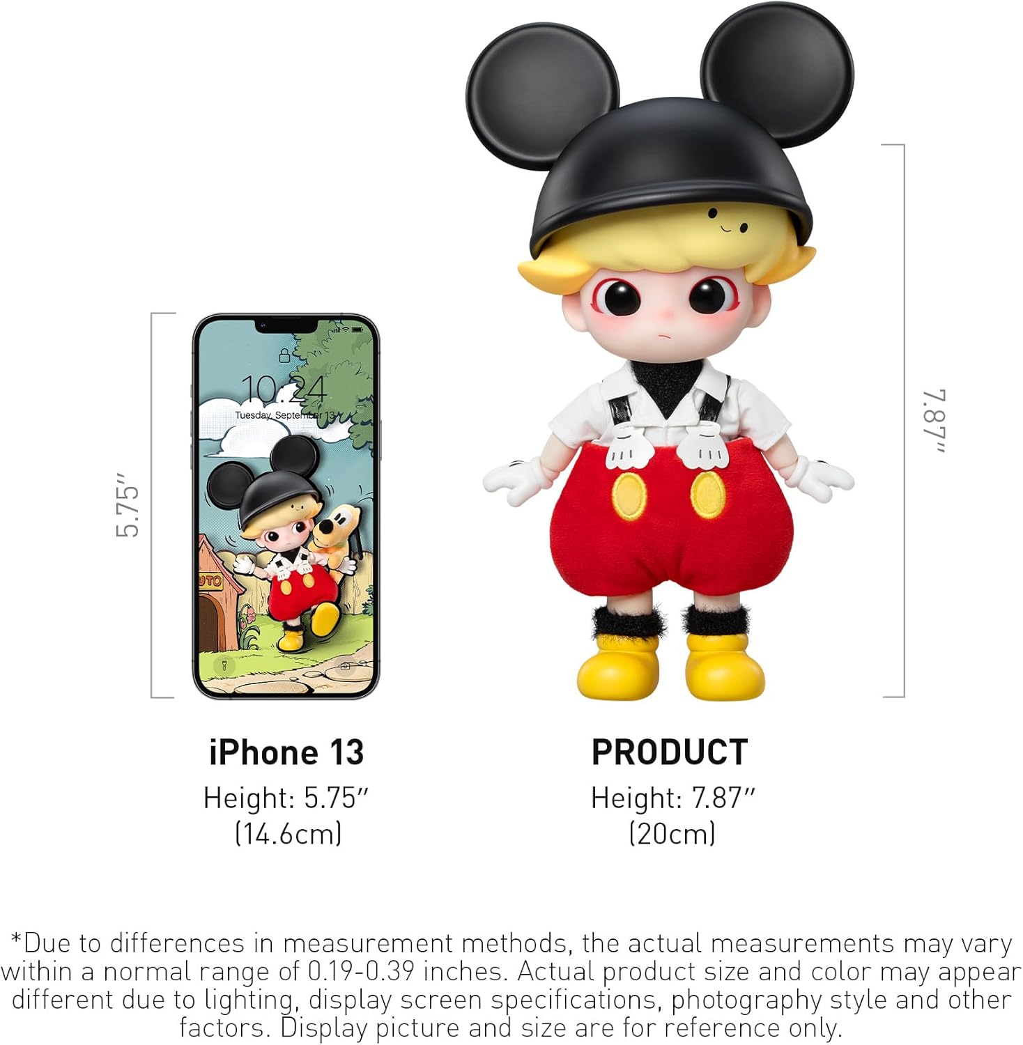 DIMOO Mickey 1/8 Action Figure Toys for Modern Home Decor Collectible Toy Set