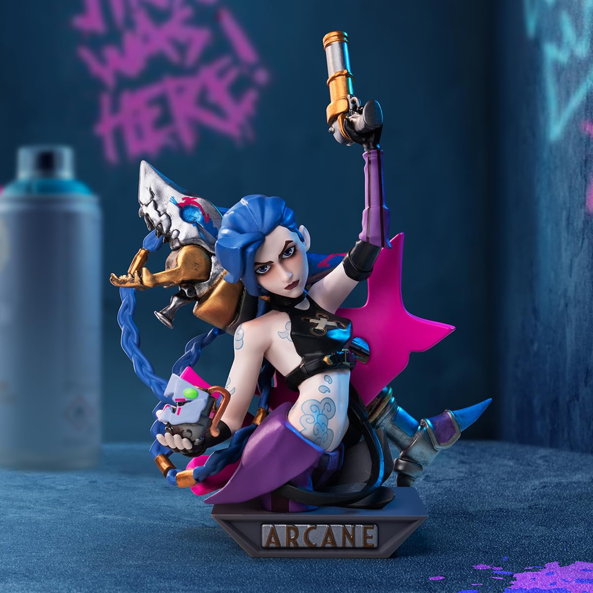 League of Legends: Arcane Series Figures Blind Box Figures Random Design Action Figures Collectible Toys Home Decorations Holiday Birthday Gifts for Girls and Boys Single Box