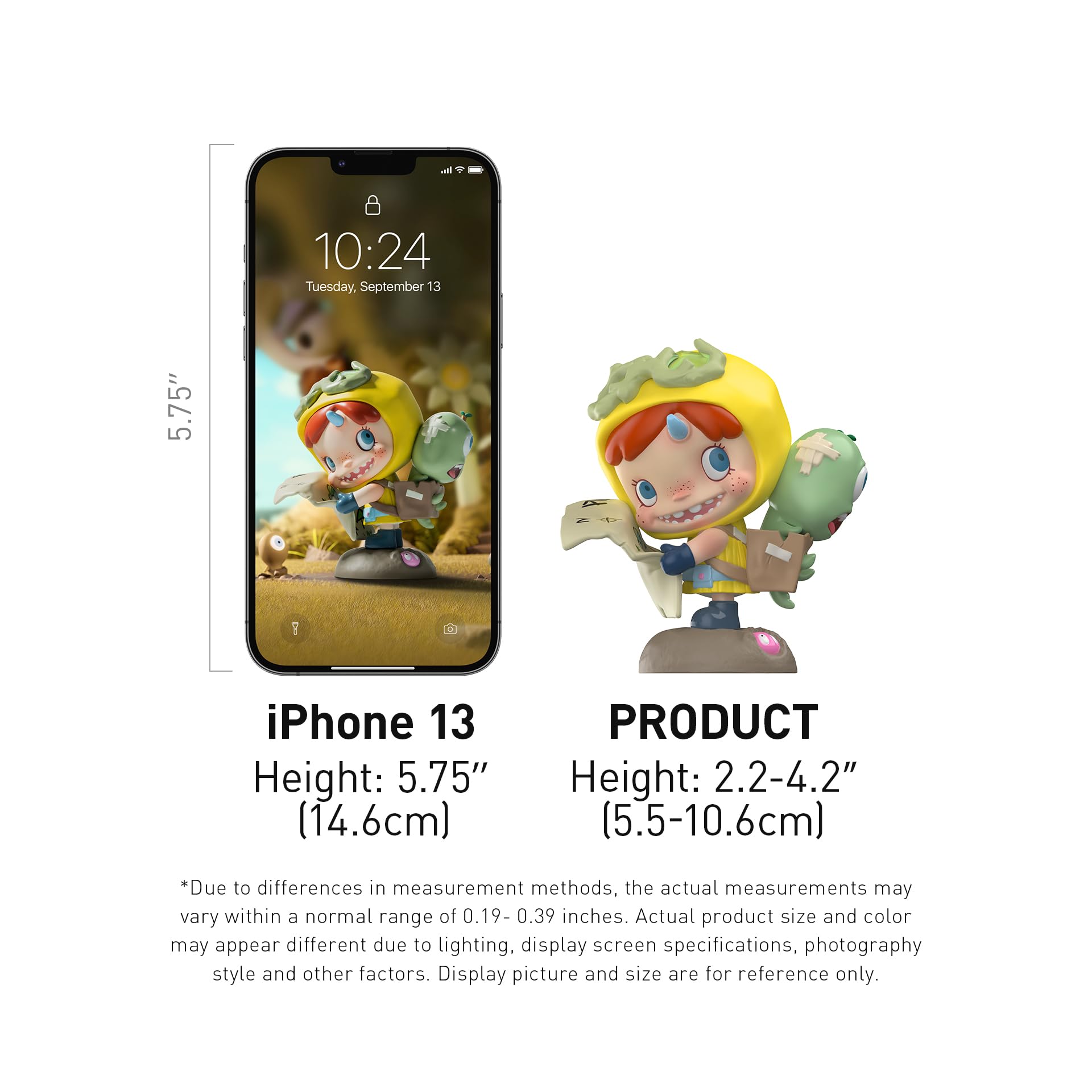 POP MART Polar - Hello Polar Season 1 Series Blind Box Figures, Random Design Action Figures Collectible Toys Home Decorations, Holiday Birthday Gifts, Single Box