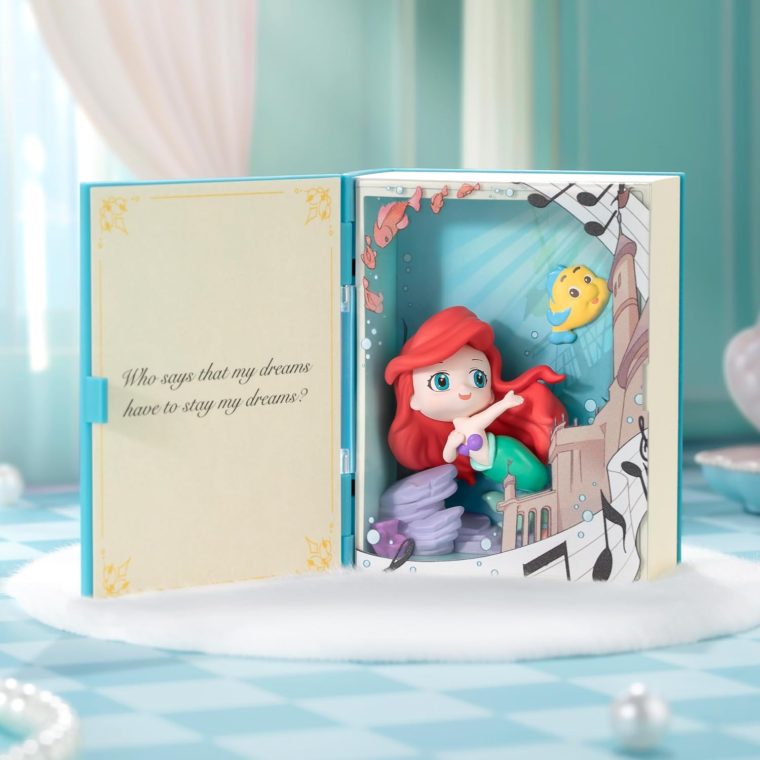 POP MART Disney Princess Fairy Tale Series Scene Figures, Blind Box Figures, Random Design Action Figures Collectible Toys Home Decorations, Single Box