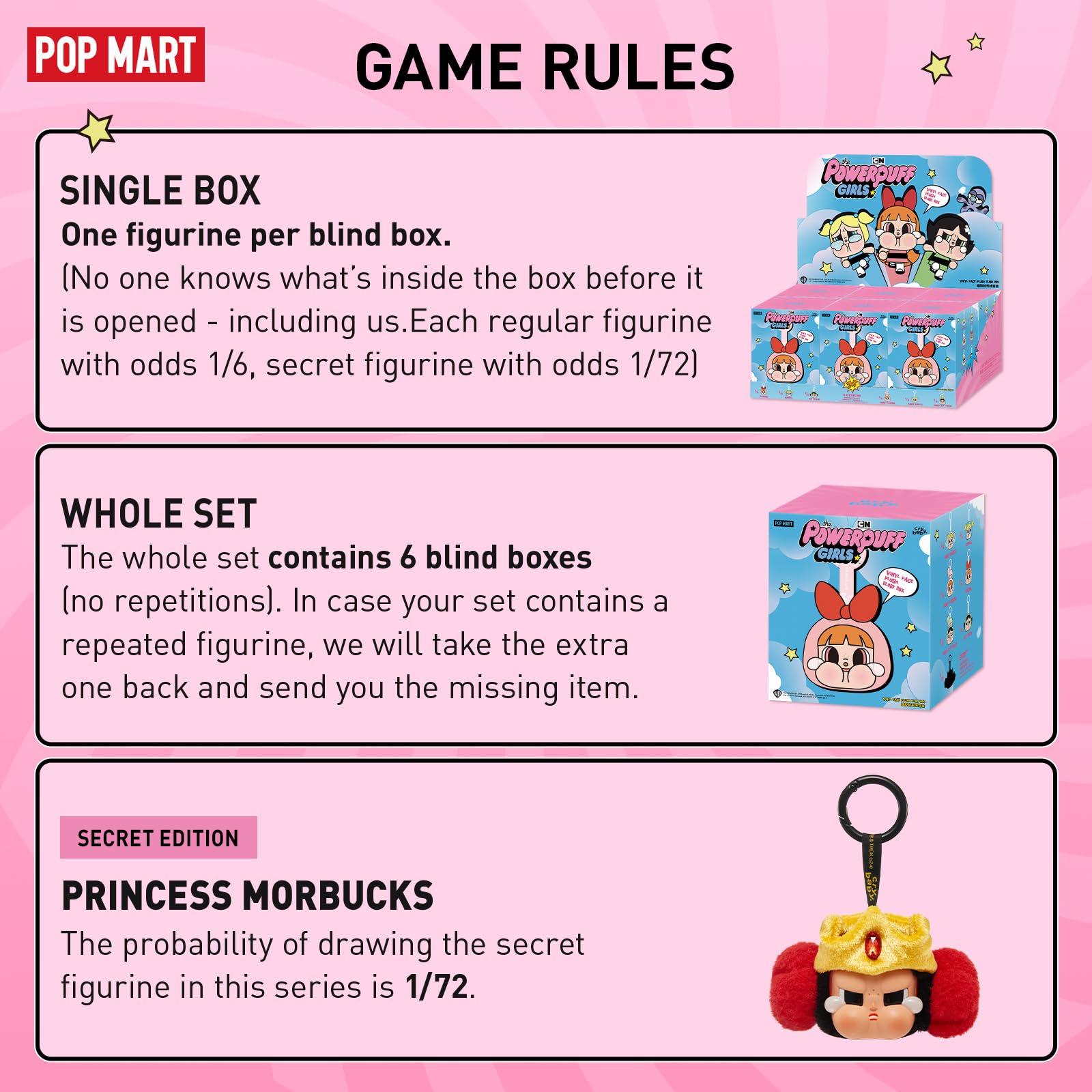 Crybaby × Powerpuff Girls Series-Vinyl Face Plush Blind Box
