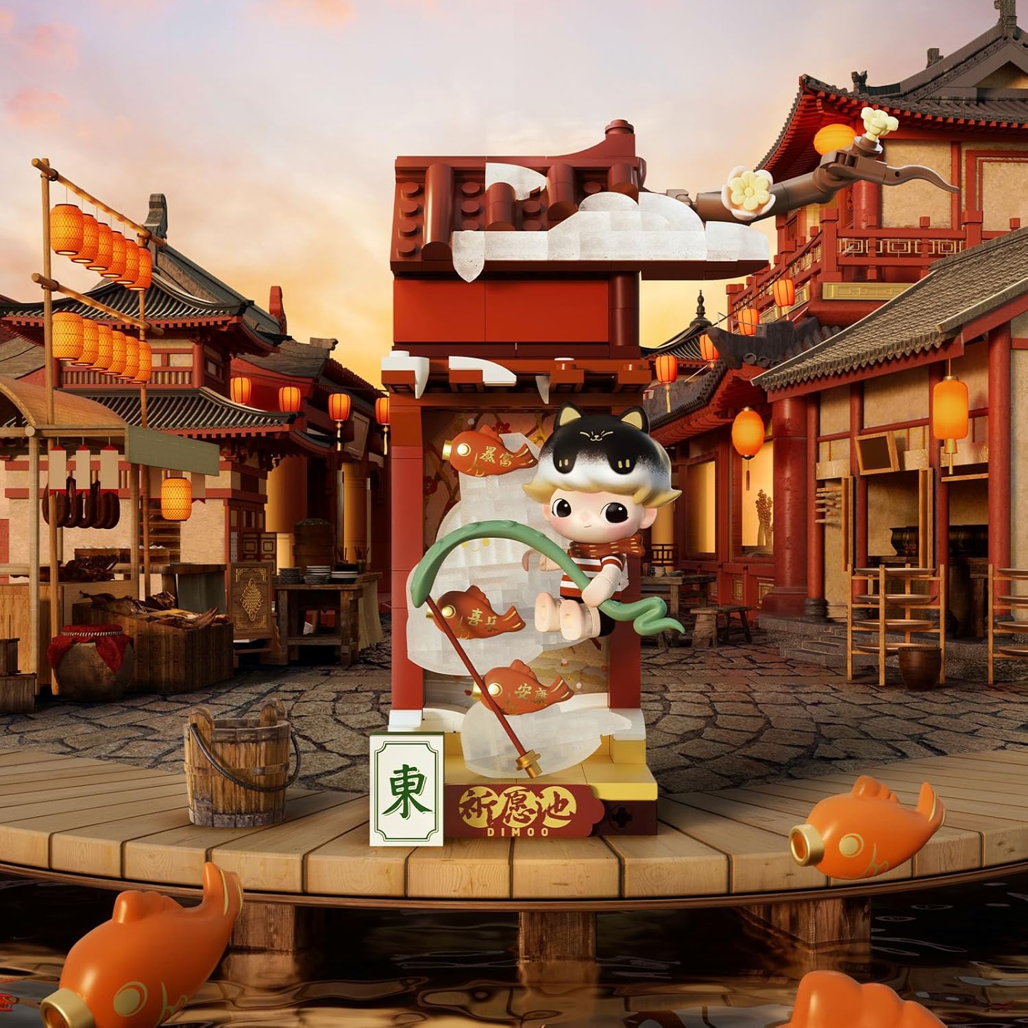 POP MART Wealthy Snake's New Year Celebration Series Figures, 12PCs Blind Box Figures, Random Design Action Figures Collectible Toys Home Decorations, Holiday Birthday Gifts, Whole Set