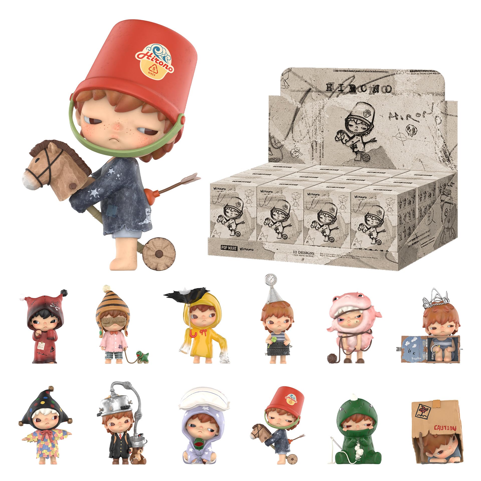 Hirono Echo Series Blind Box  Design Action Figures Collectible Toys Home Decorations Holiday Birthday Gifts for Girls and Boys