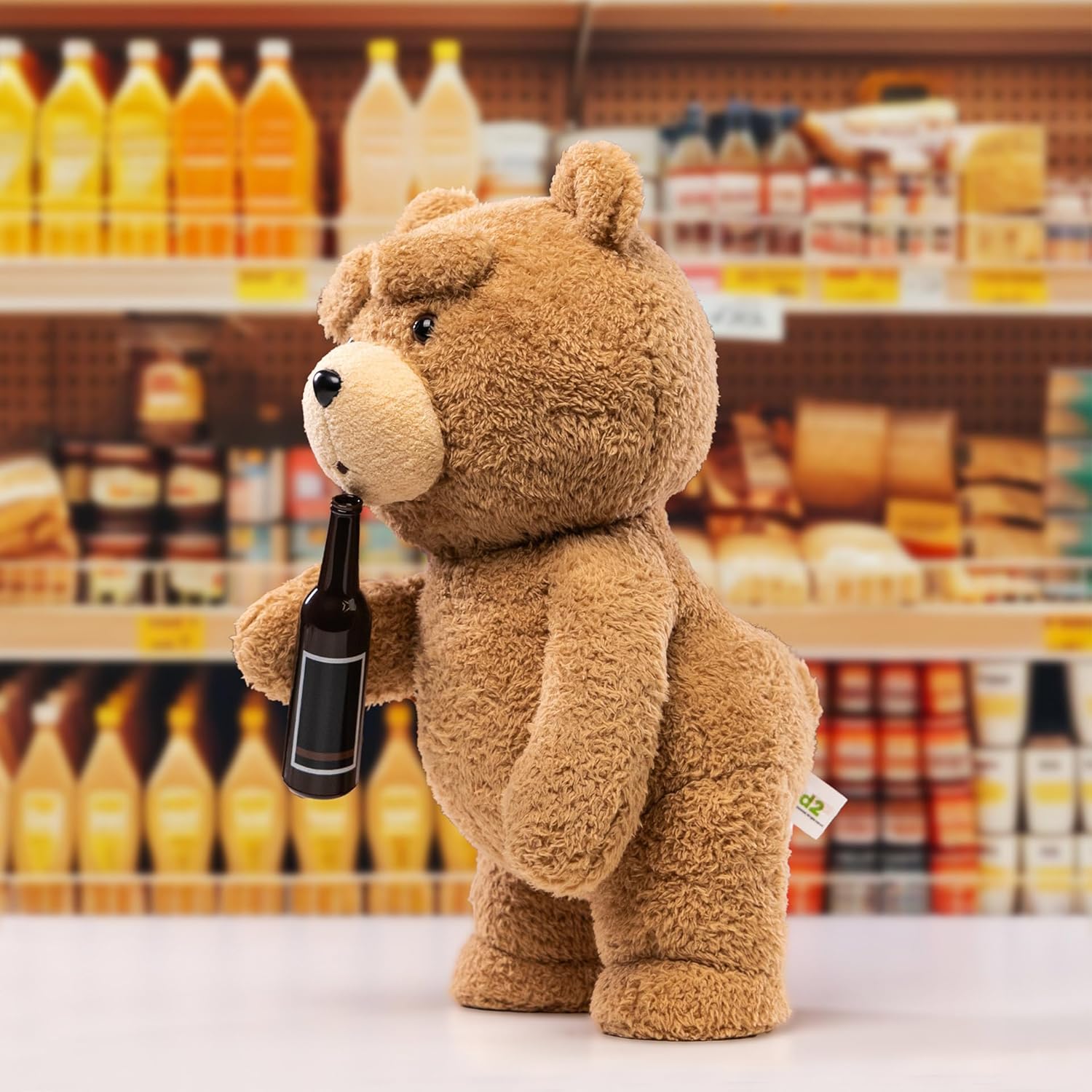 POP MART ted2 ted Action Plush Doll, 11.81 inches Height, Toys for Modern Home Decor, Collectible Toy Set for Desk Accessories, 1PC