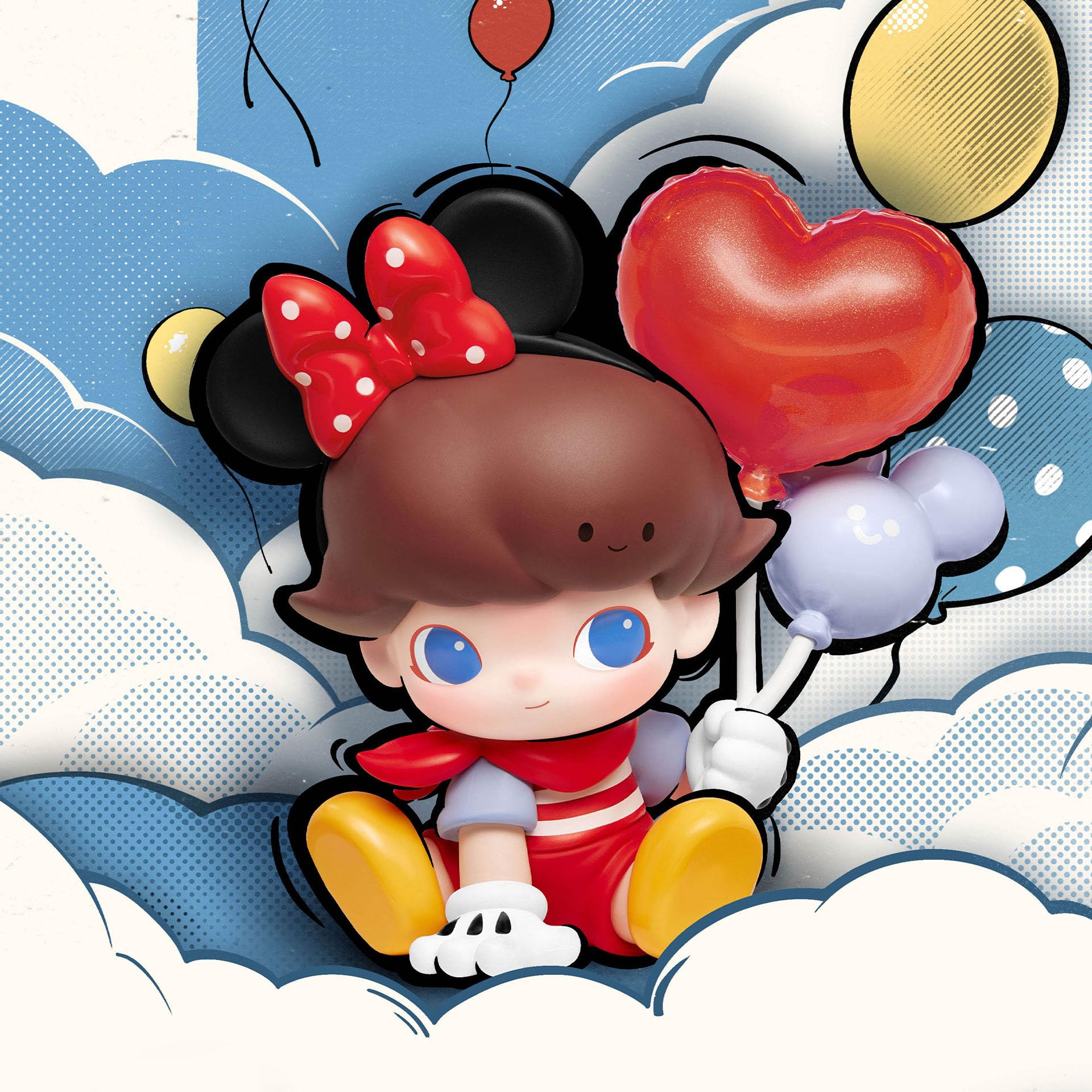 DIMOO World × Disney Series Blind Box Action Figures Collectible Toys Home Decorations