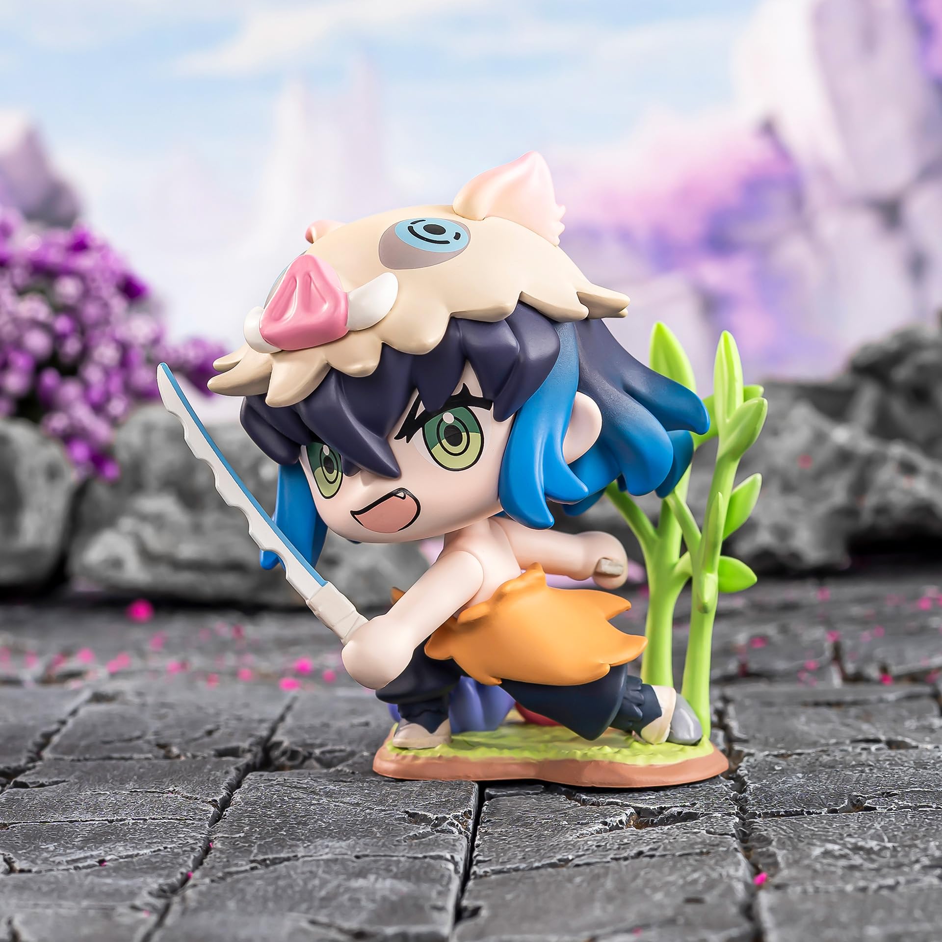 POP MART Demon Slayer Birth Flower Series Figures, Blind Box Figures, Random Design Action Figures Collectible Toys Home Decorations, Holiday Birthday Gifts, Single Box