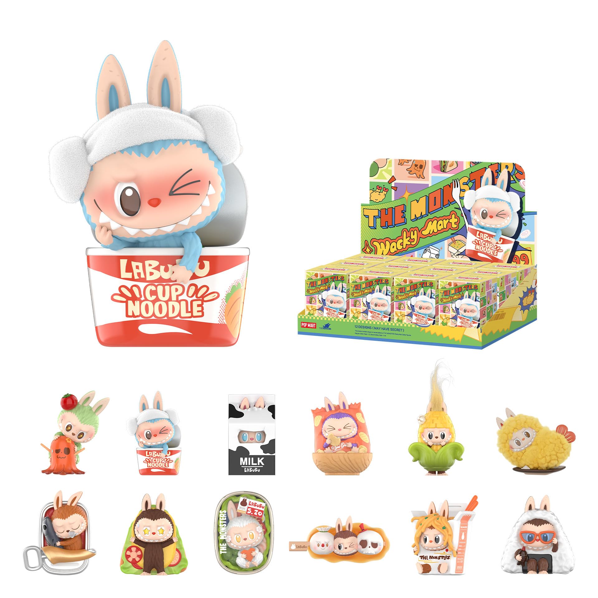 The Monsters Wacky Mart Series Blind Box Home Decorations Holiday Birthday Gifts