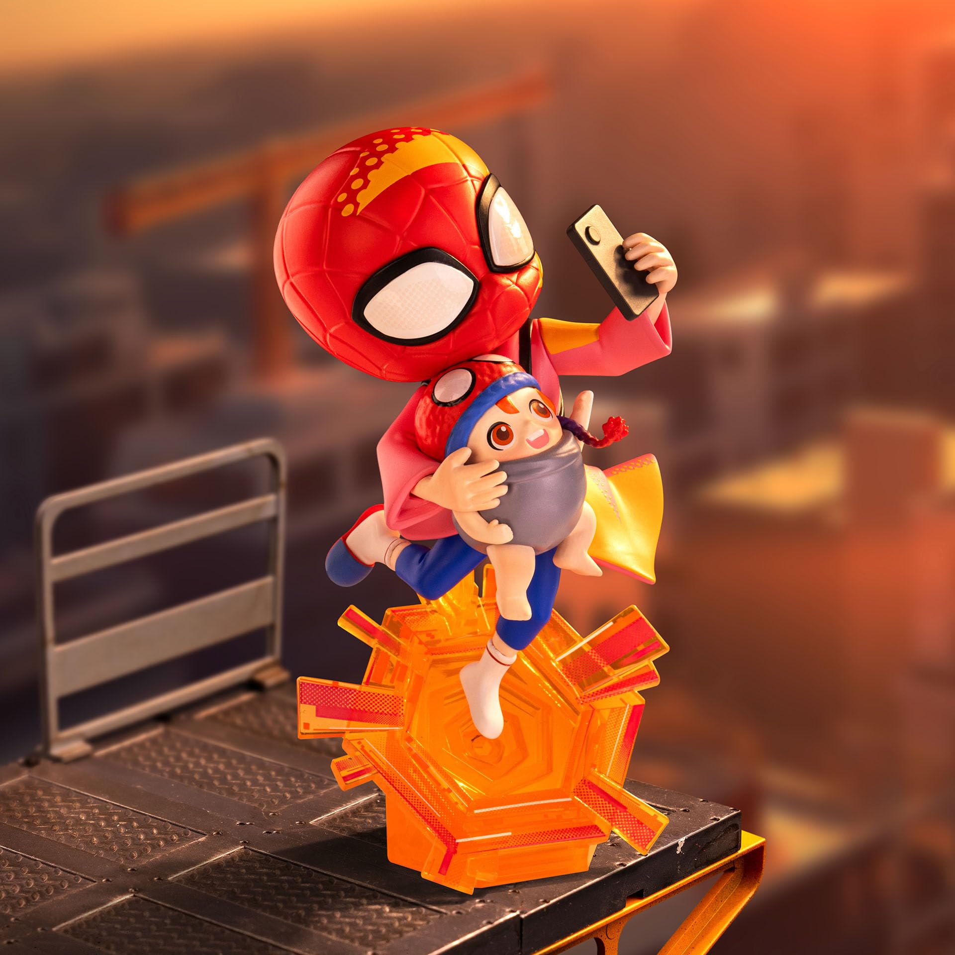 POP MART Marvel Spider-Man Across The Spider-Verse Series Figures, Blind Box Figures, Random Design Action Figures Collectible Toys Home Decorations, Holiday Birthday Gifts, Single Box