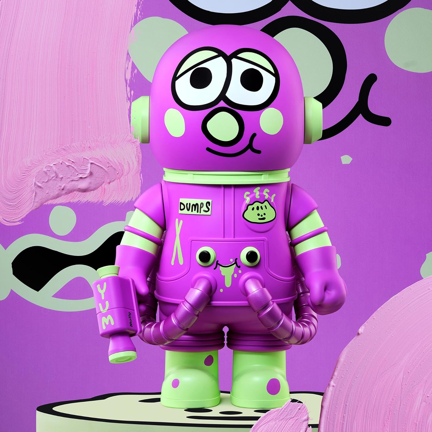 POP MART MEGA Space Molly 400% Jon BURGERMAN Space Cadets Series, 11.61 Inch Height, Random Design Toys for Modern Home Décor, Collectible Art Toy 1PC
