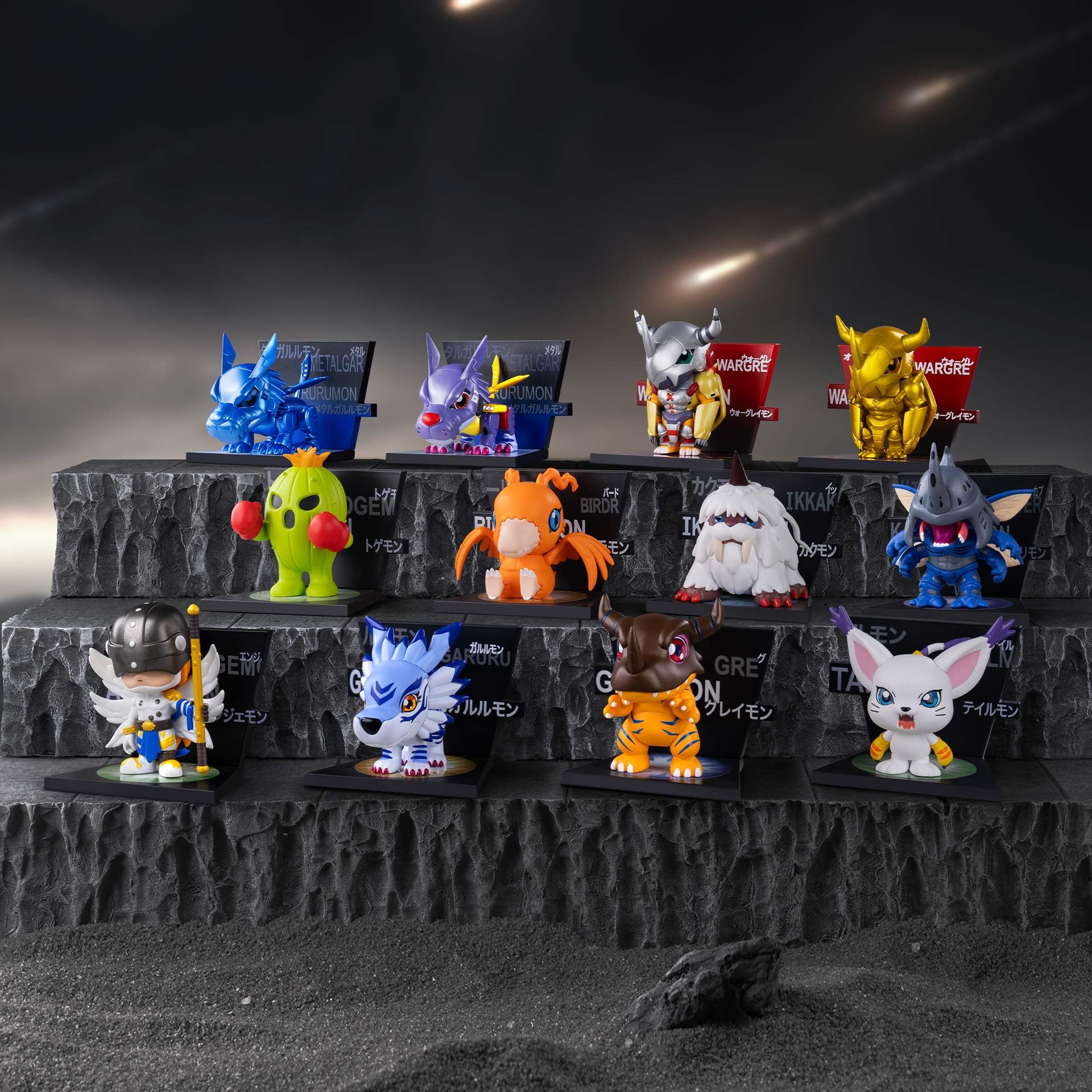 Genuine Digimon Adventure Fridge Magnet Series Blind Box Figures Random Design Action Figures Collectible Toys Home Decorations Holiday Birthday Gifts for Girls and Boys