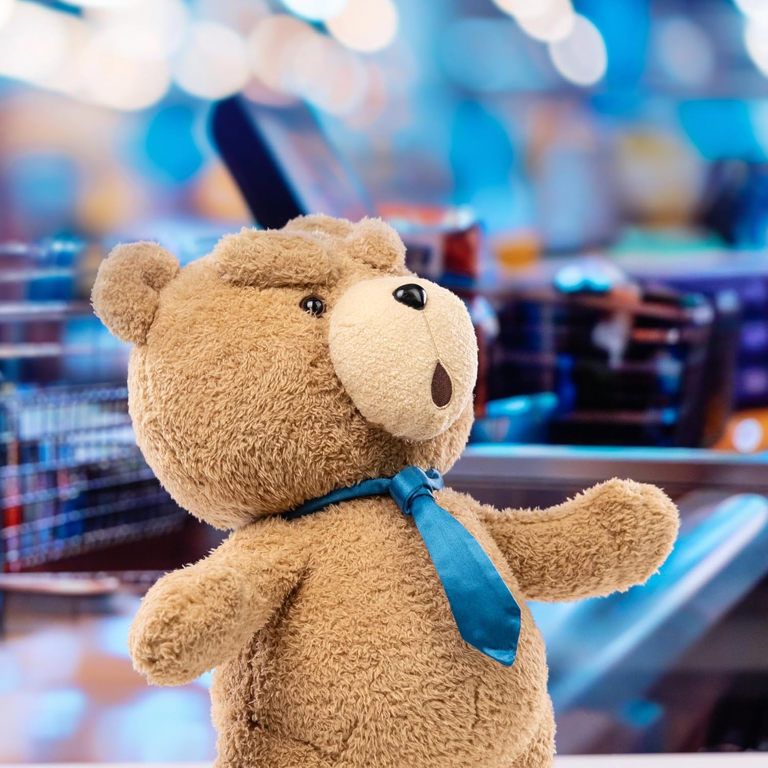 POP MART ted2 ted Action Plush Doll, 11.81 inches Height, Toys for Modern Home Decor, Collectible Toy Set for Desk Accessories, 1PC