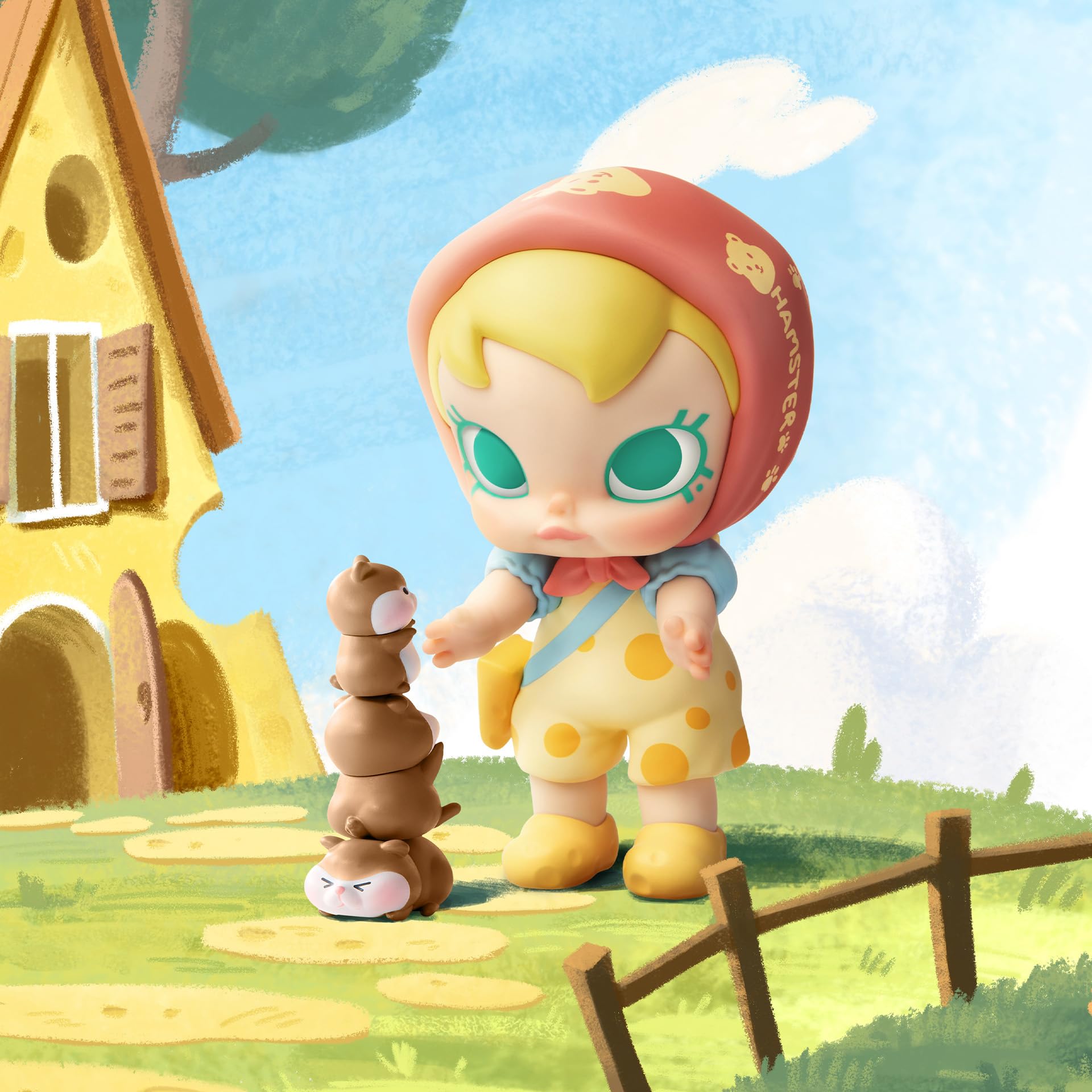 POP MART Baby Molly My Huggable Discovery Series Figures, 12PCs Blind Box Figures, Random Design Action Figures Collectible Toys Home Decorations, Holiday Birthday Gifts, Whole Set