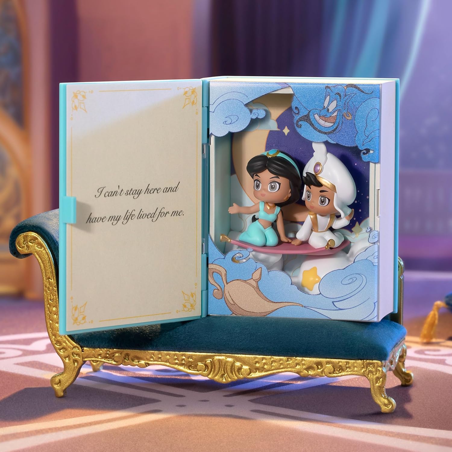 POP MART Disney Princess Fairy Tale Series Scene Figures, Blind Box Figures, Random Design Action Figures Collectible Toys Home Decorations, Single Box